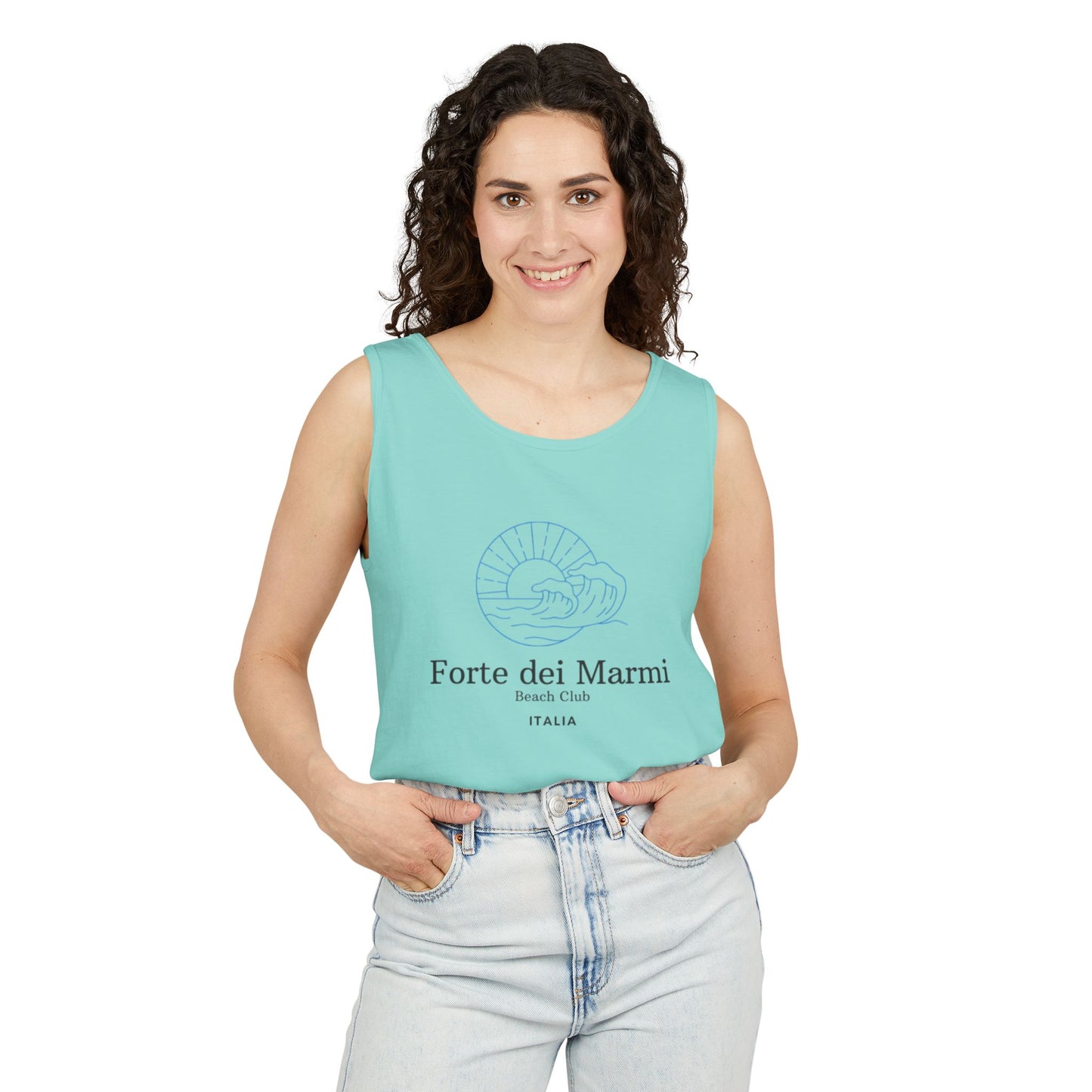 Forte dei Marmi Beach Club Unisex Garment-Dyed Tank Top