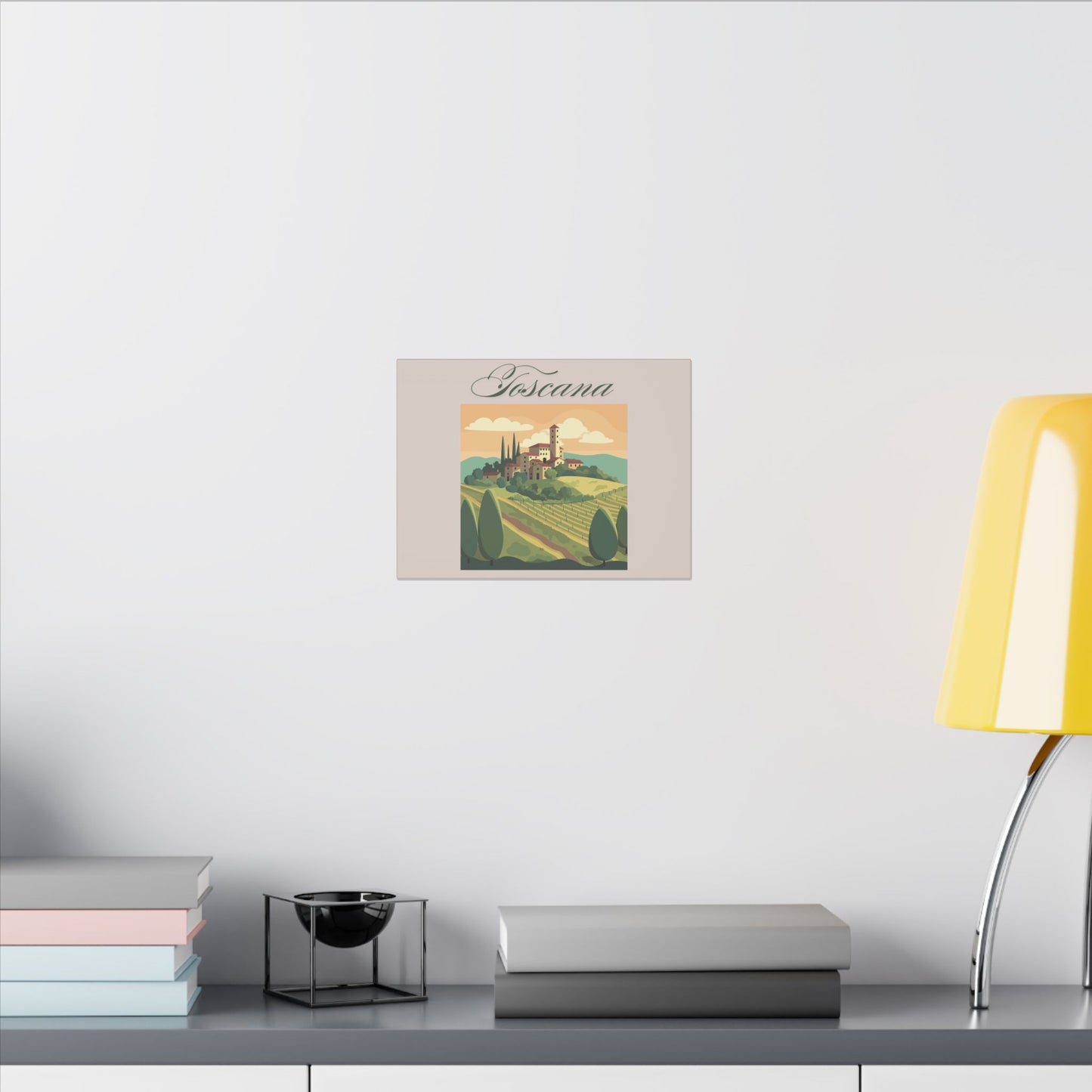 'Bella Toscana' Vintage Landscape Decor - Scenic Canvas Wall Art