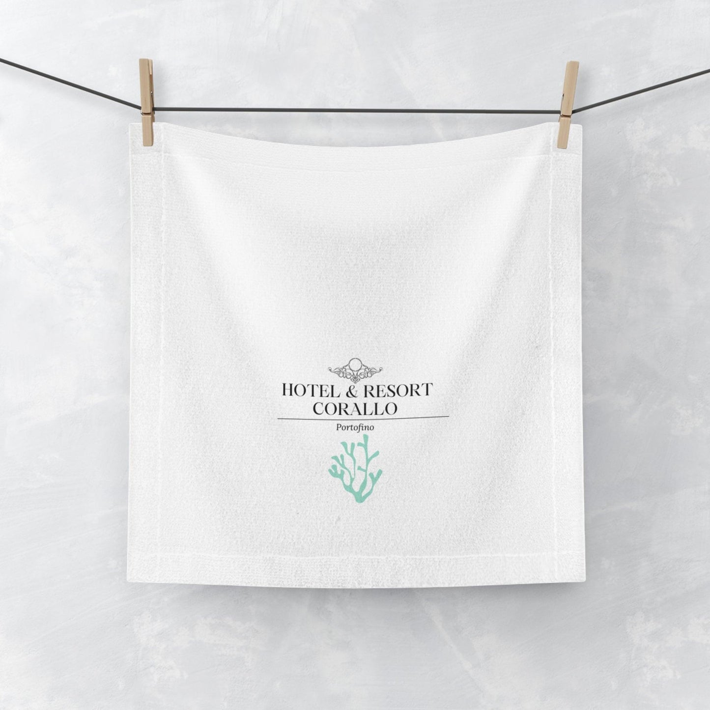 Face Towel from our Hotel & Resort Corallo Portofino Collection