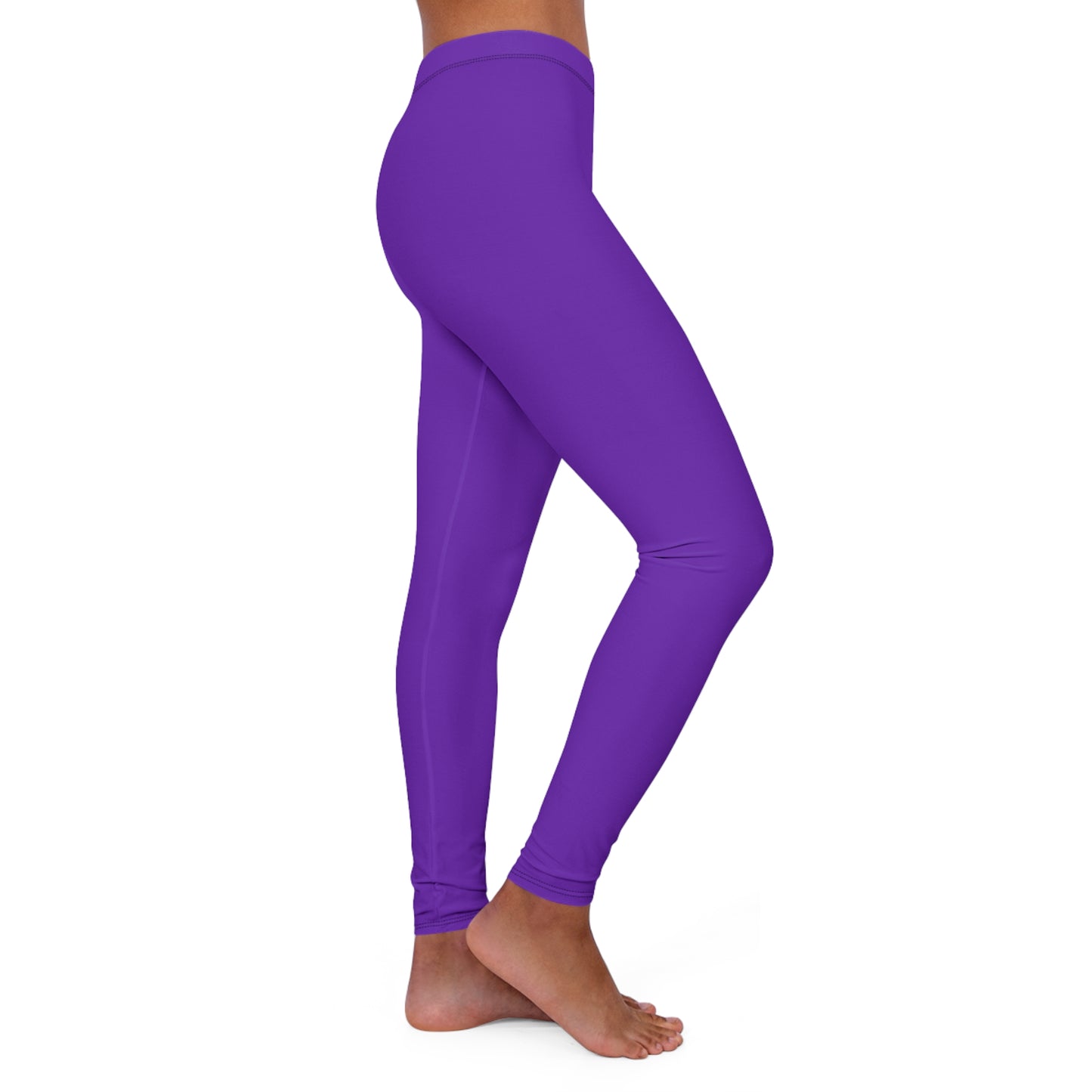 Purple Women's Casual Spandex Leggings