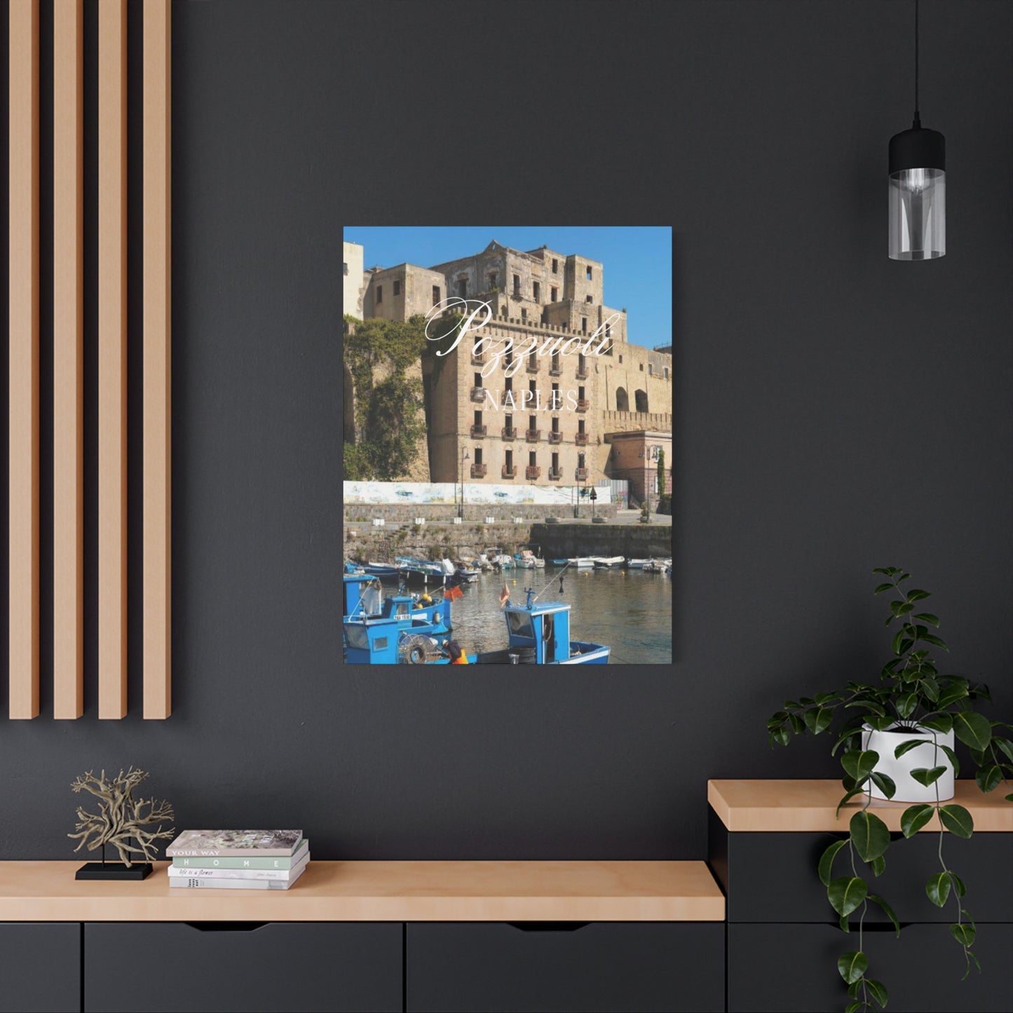 Pozzuoli Naples Canvas Art Print, Naples Photography