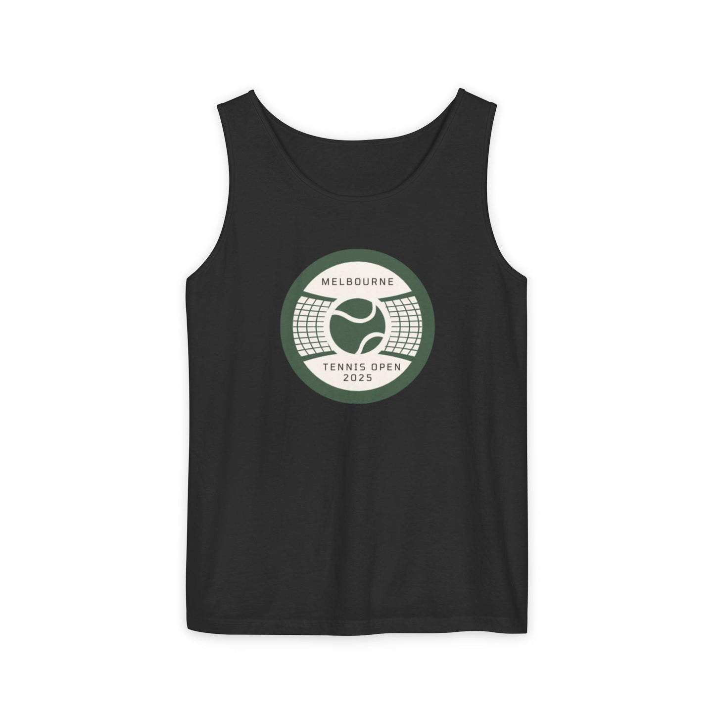 Melbourne Tennis Open 2025 Unisex Garment-Dyed Tank Top