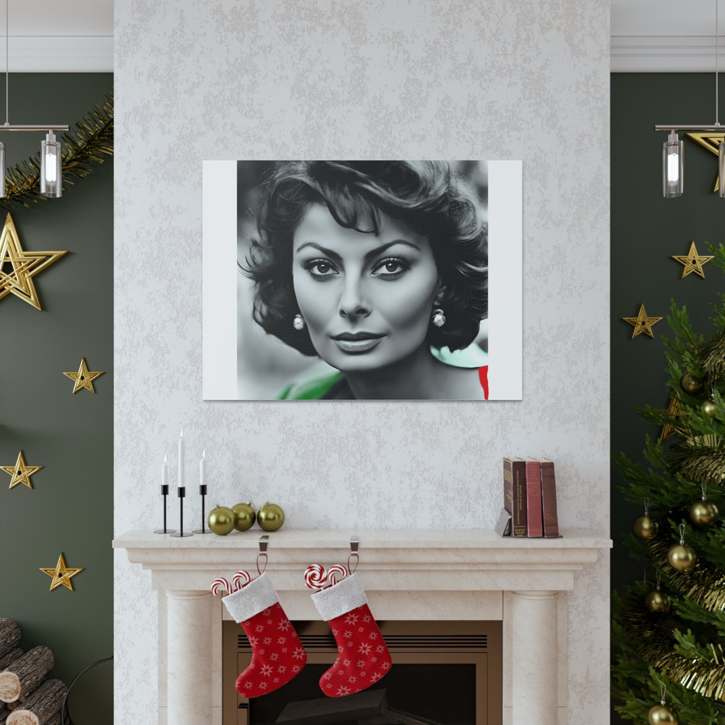 Sofia Loren Canvas Gallery Wraps