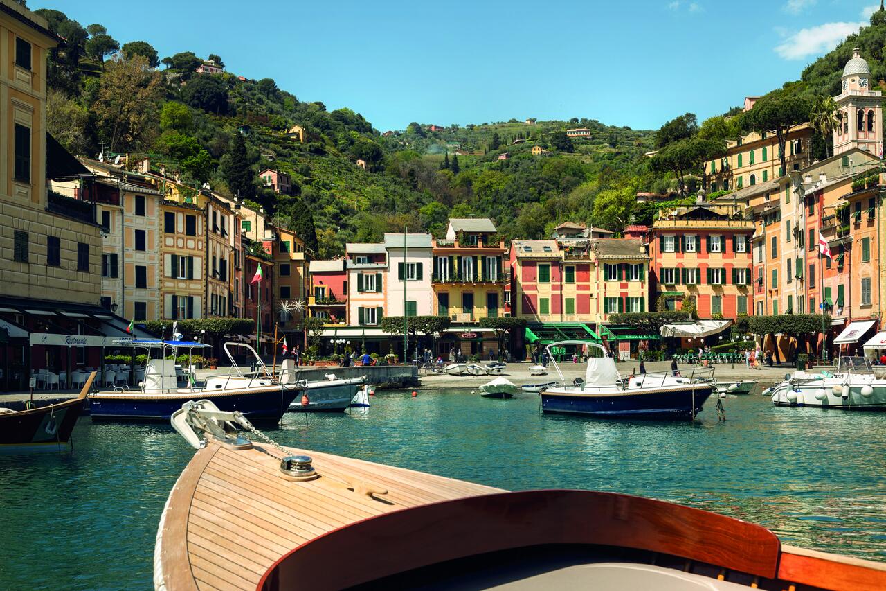 Square Canvas Pillowcase from the Portofino Hotel & Resort Corallo Portofino Collection