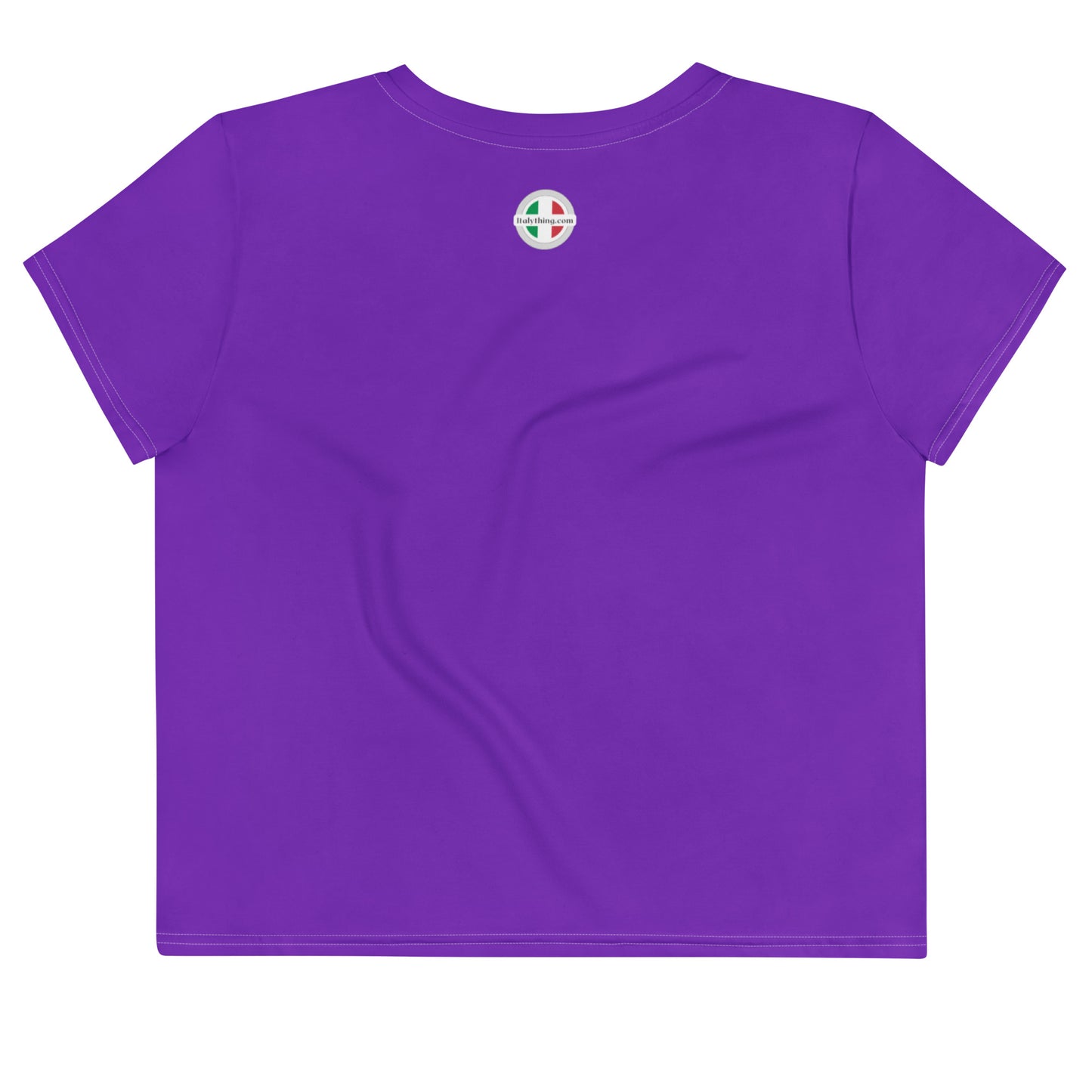Purple Crop Tee with Forte e Bella Design