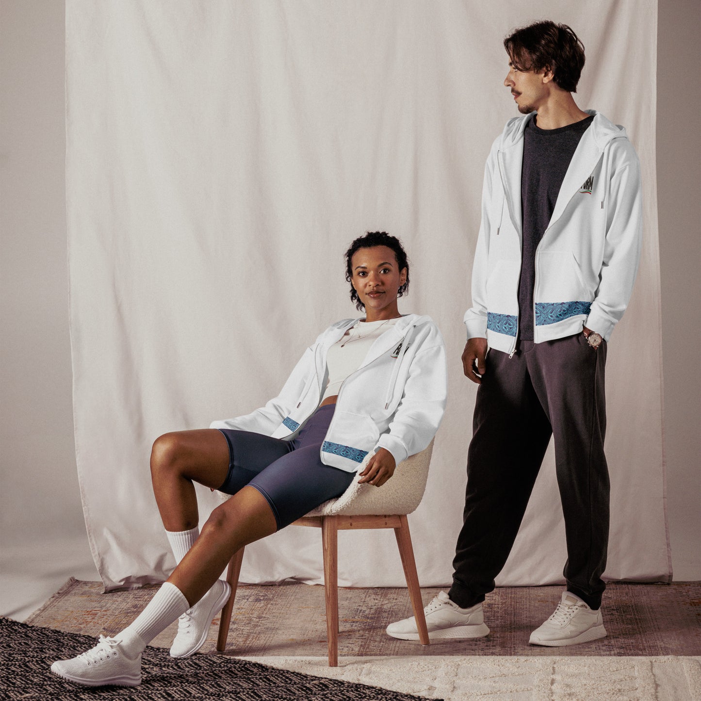 Pucci-Style TrueForm Pilates Zip Hoodie