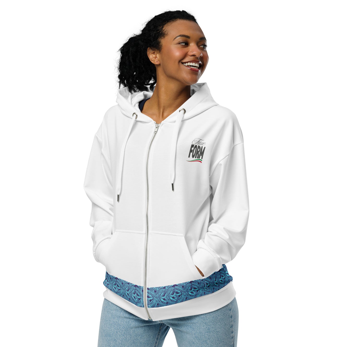 Pucci-Style TrueForm Pilates Zip Hoodie