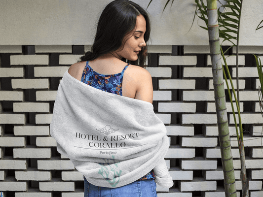 Bath Towel from our Hotel & Resort Corallo Portofino Collection