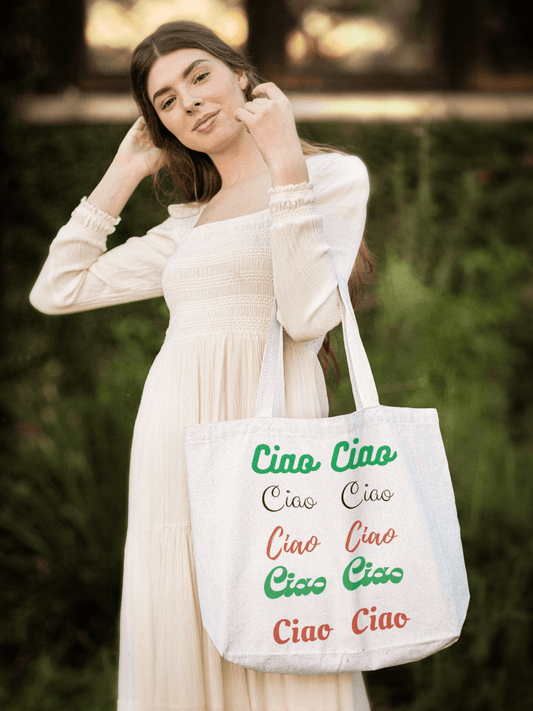 Canvas Tote: Azzurri Collection -in the famous Turquoise colour