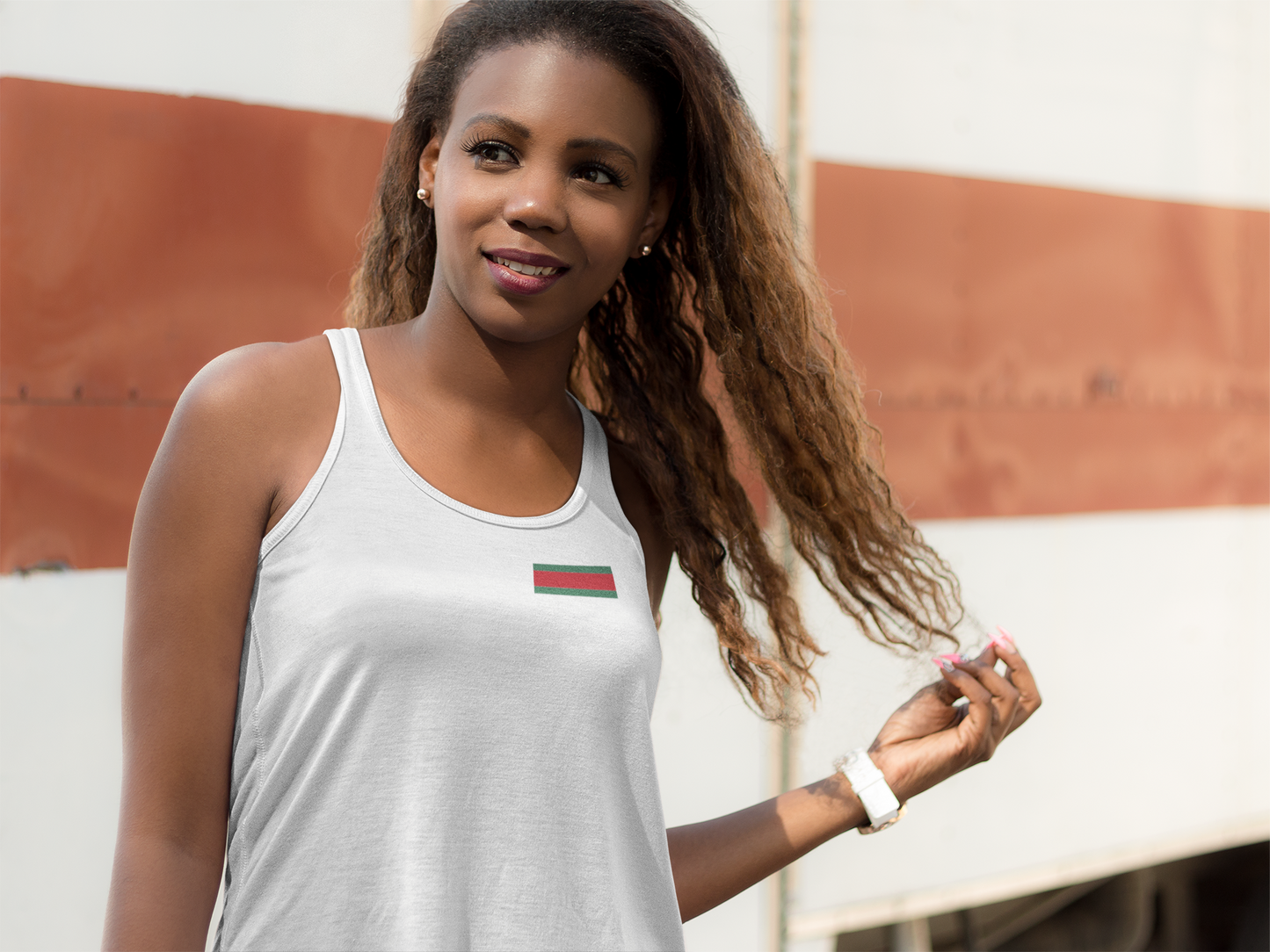 Tennis Italian Stripes Tank Top