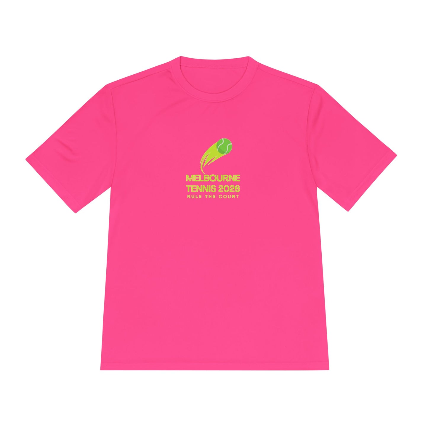 Melbourne Tennis 2026 Unisex Moisture Wicking Tee - Rule the Court! - perfect for Tennis Enthusiasts