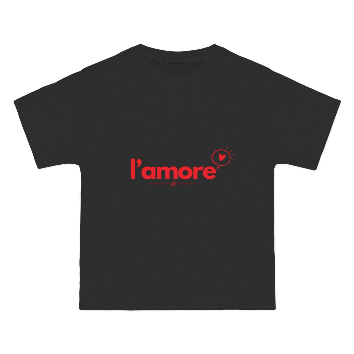 L'Amore Short-Sleeve T-Shirt - Perfect for Valentine's Day and Everyday Style