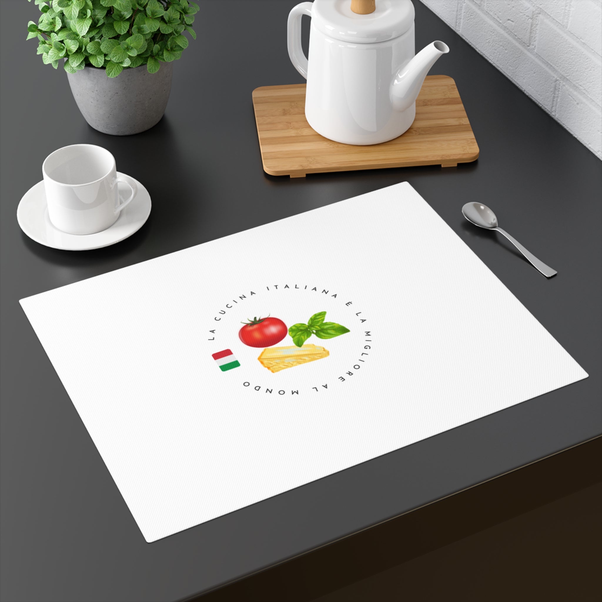 Italian Cuisine Placemat, 1pc