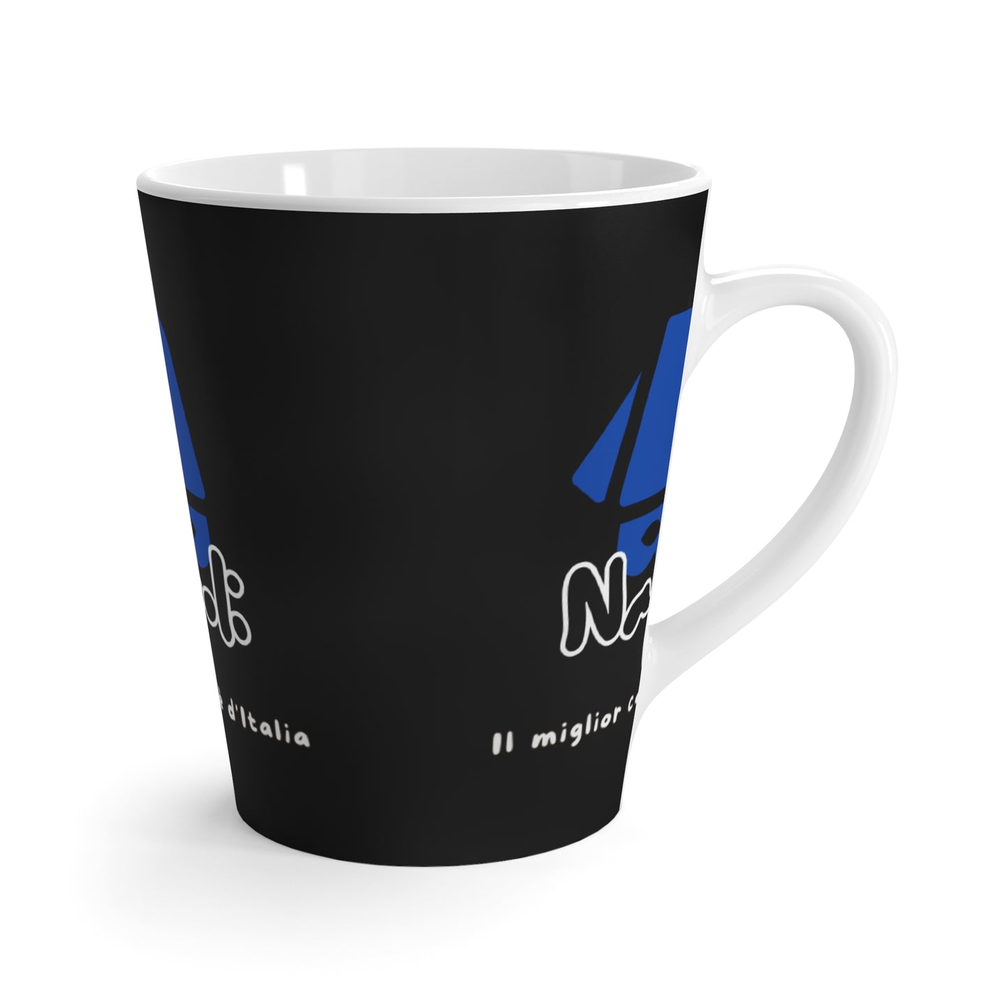 Napoli Latte Mug – Il miglior caffè d'Italia - Blue Logo Ceramic Cup