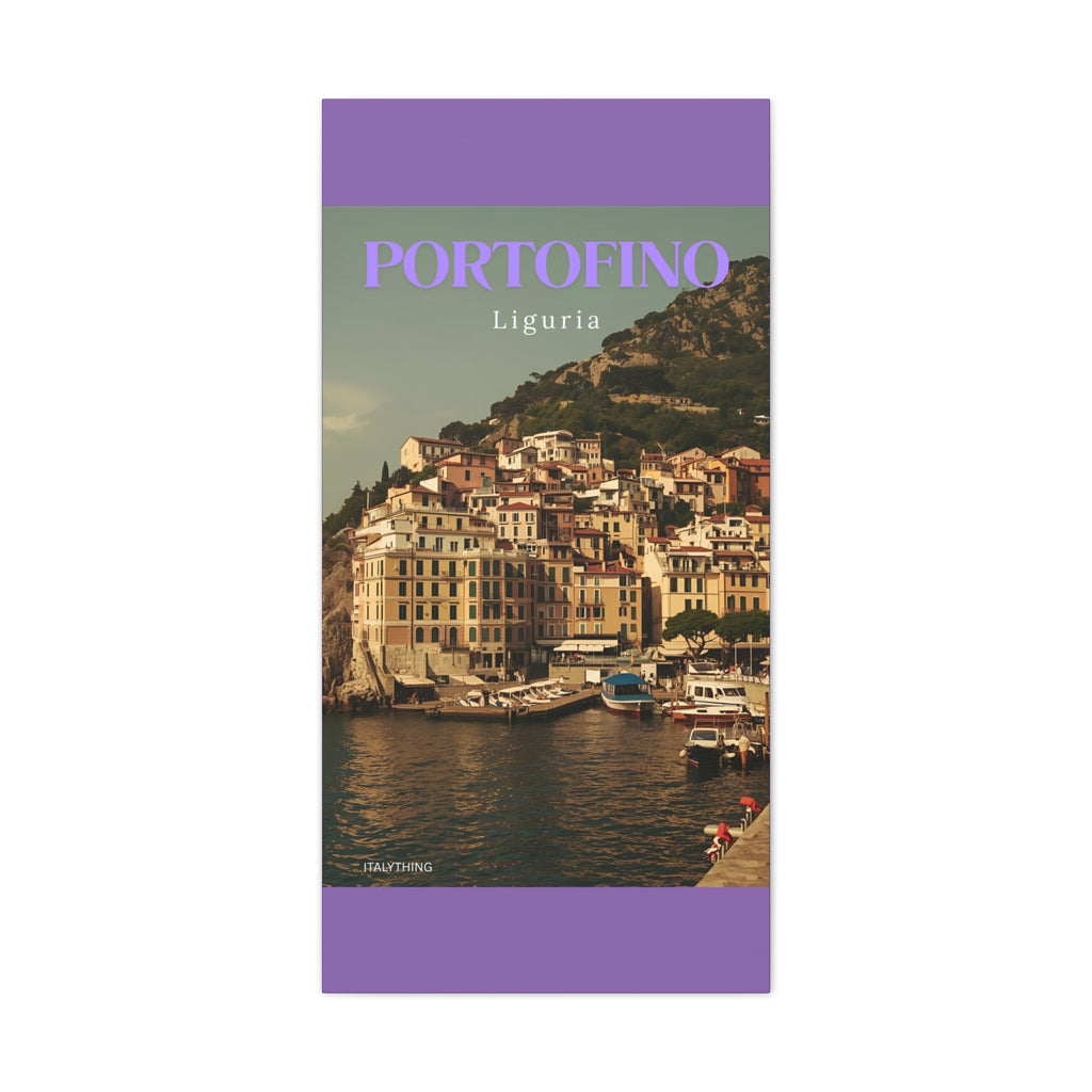 Portofino Harbour View Canvas Print - Decorative Wall Art
