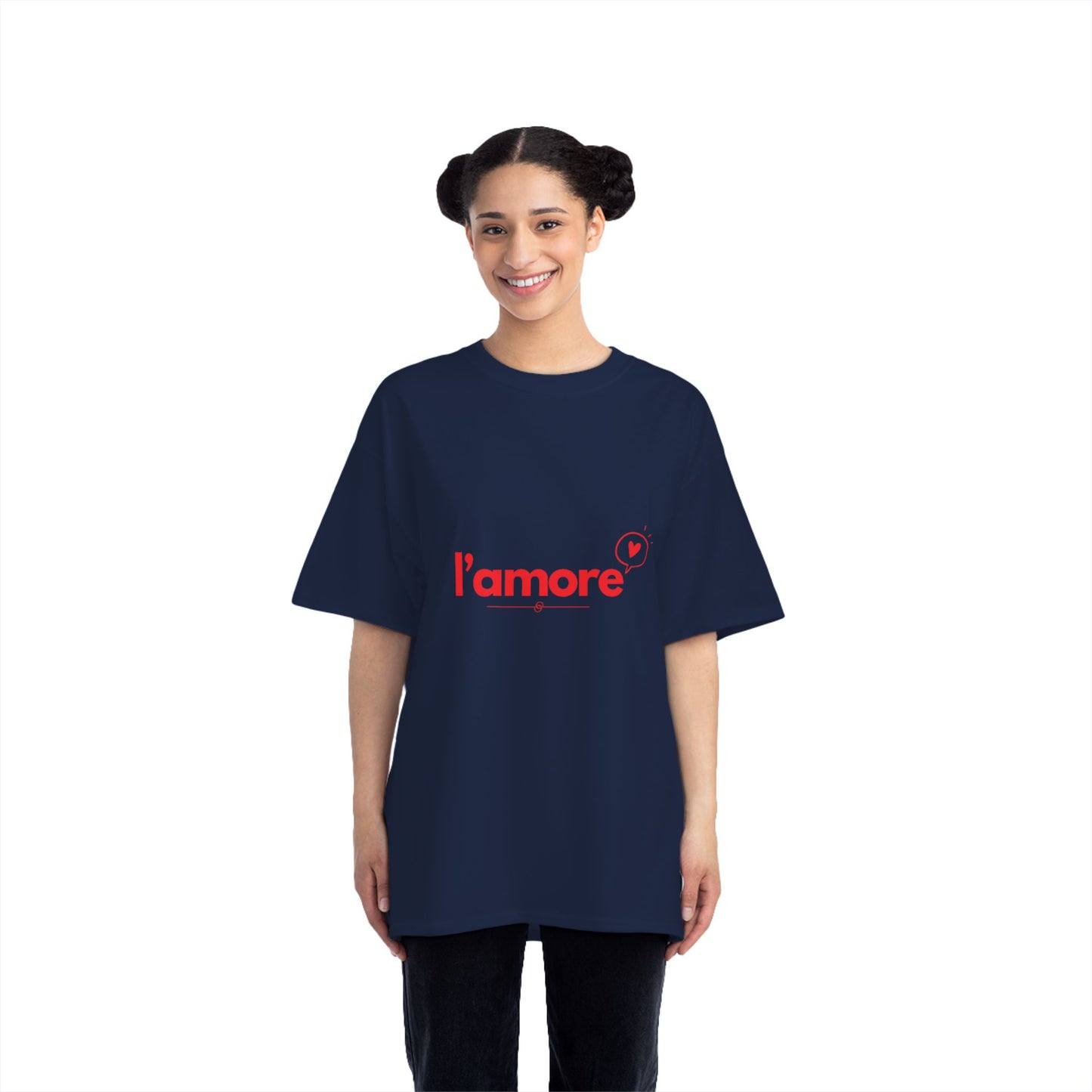 L'Amore Short-Sleeve T-Shirt - Perfect for Valentine's Day and Everyday Style