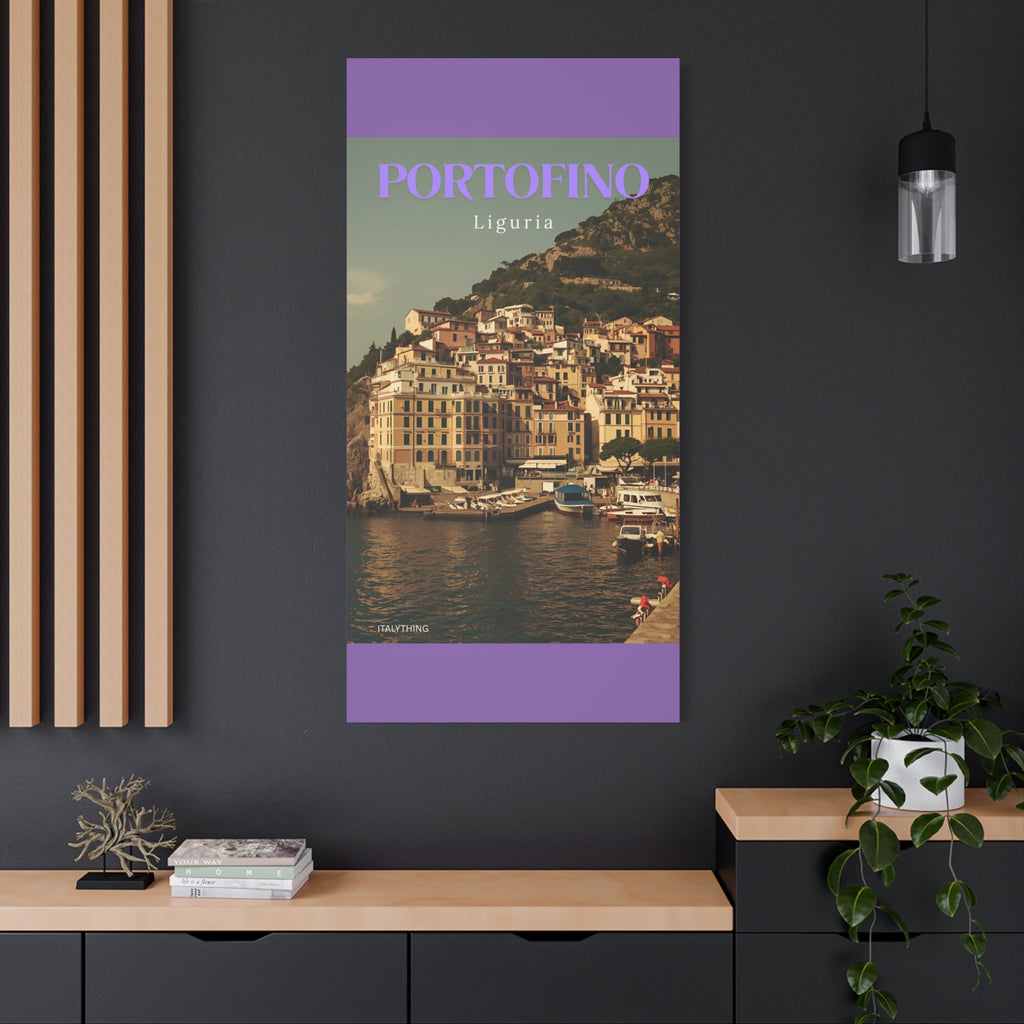 Portofino Harbour View Canvas Print - Decorative Wall Art