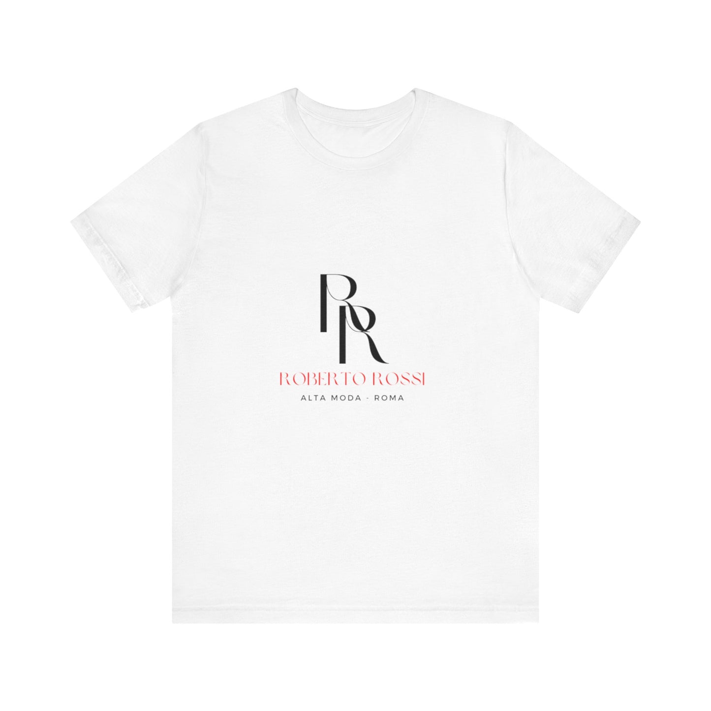 Italian Branded Rome Jersey Short Sleeve Tee - Roberto Rossi - Alta Moda - Roma