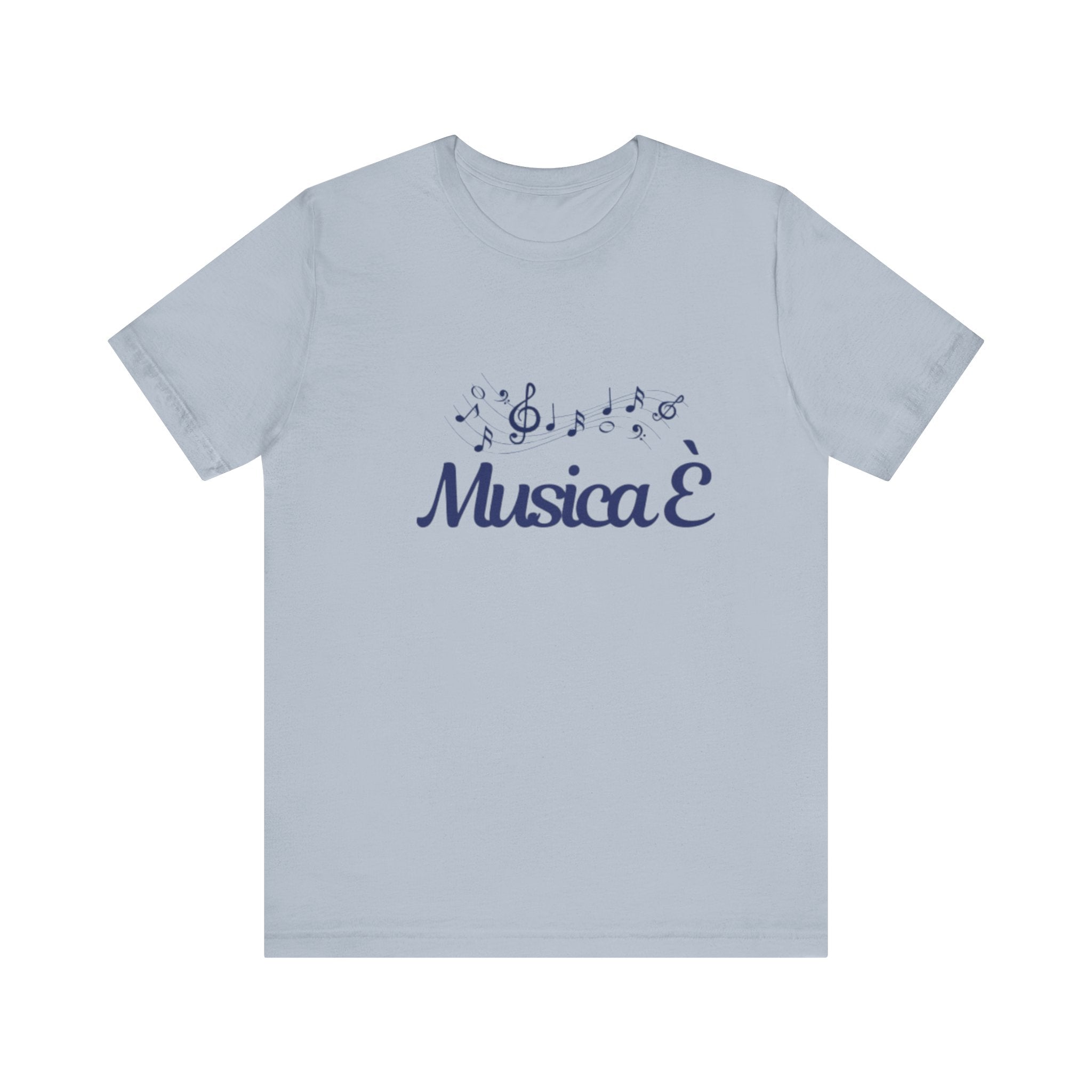 Italian Branded Jersey Short Sleeve Tee : "Musica è..." (Music is..)