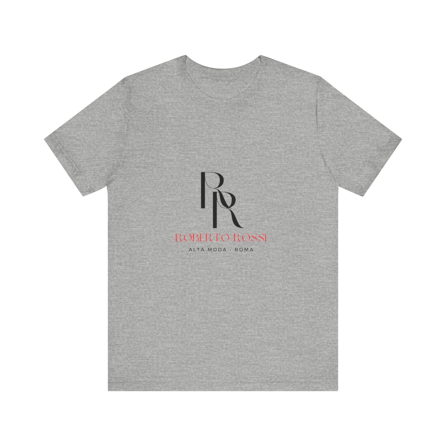 Italian Branded Rome Jersey Short Sleeve Tee - Roberto Rossi - Alta Moda - Roma