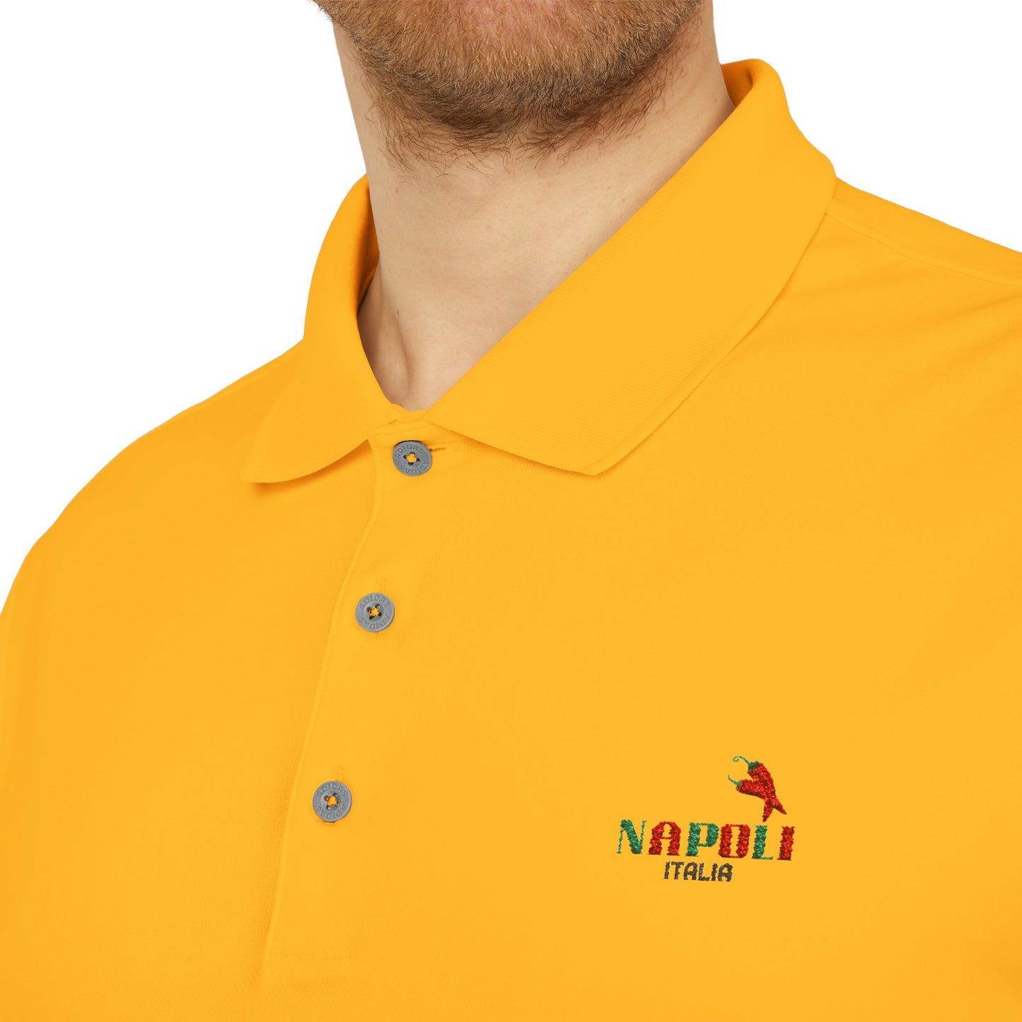 Unisex Adidas Performance Polo with Napoli Logo