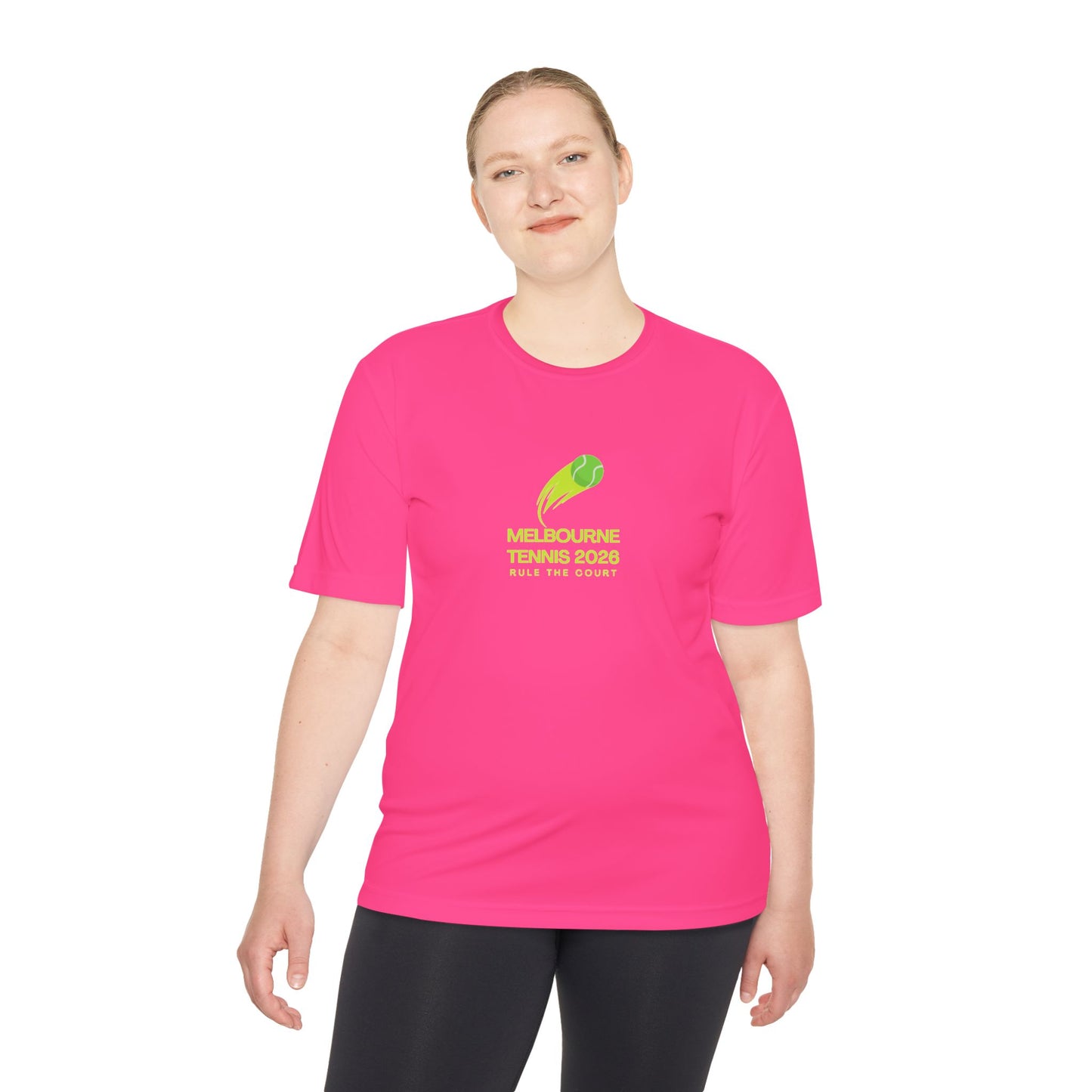 Melbourne Tennis 2026 Unisex Moisture Wicking Tee - Rule the Court! - perfect for Tennis Enthusiasts