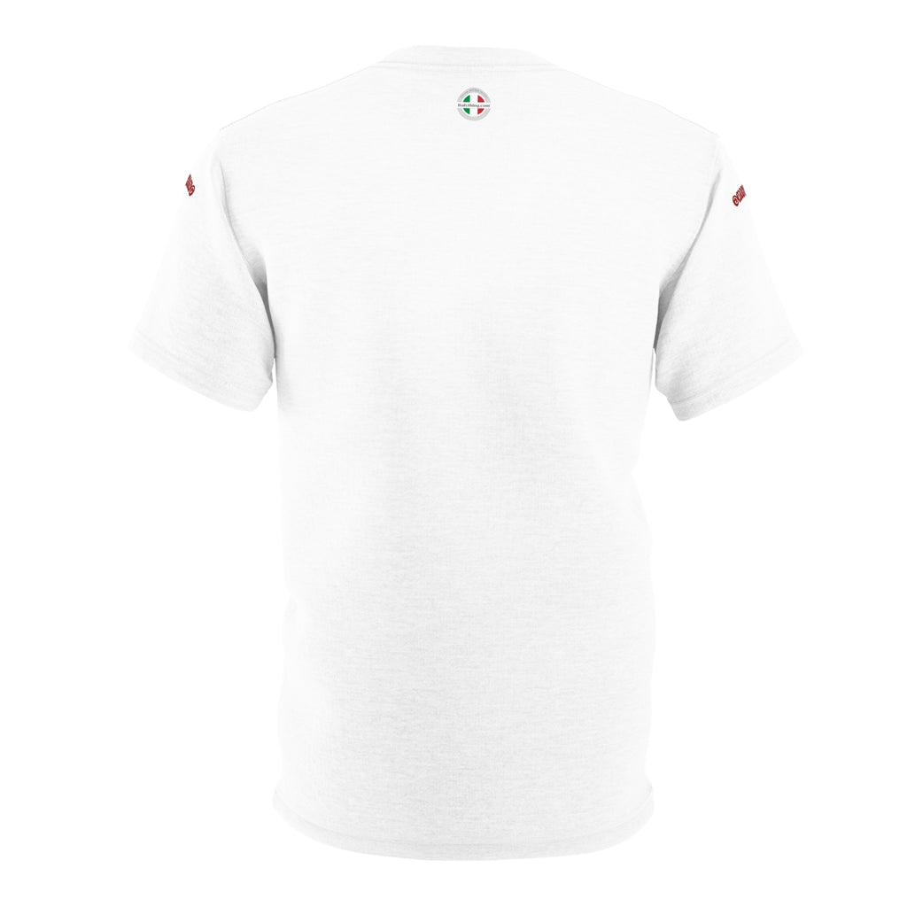 T-Shirt mit Blumenmuster zur italienischen Modewoche – MODA ITALIANA Design