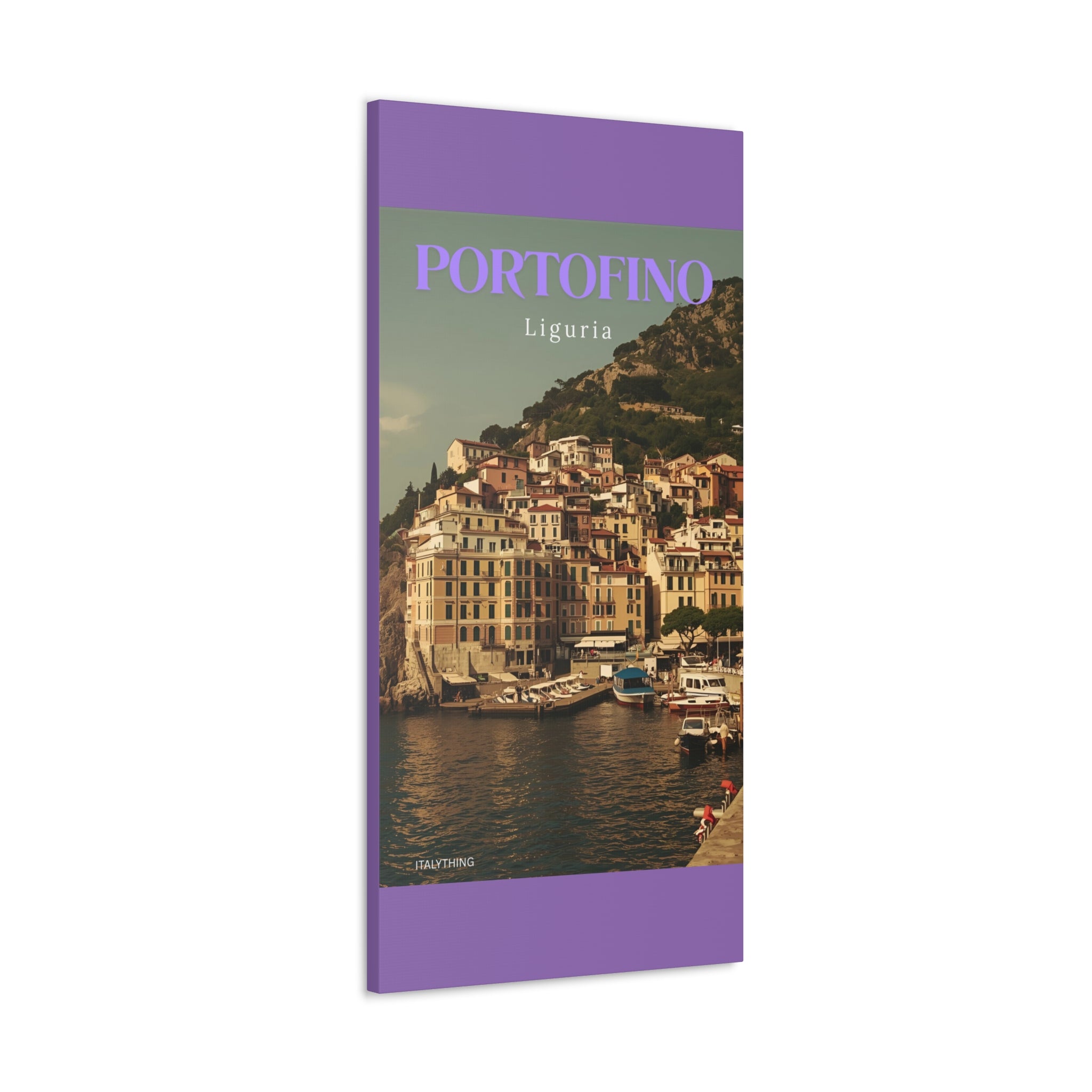 Portofino Harbour View Canvas Print - Decorative Wall Art