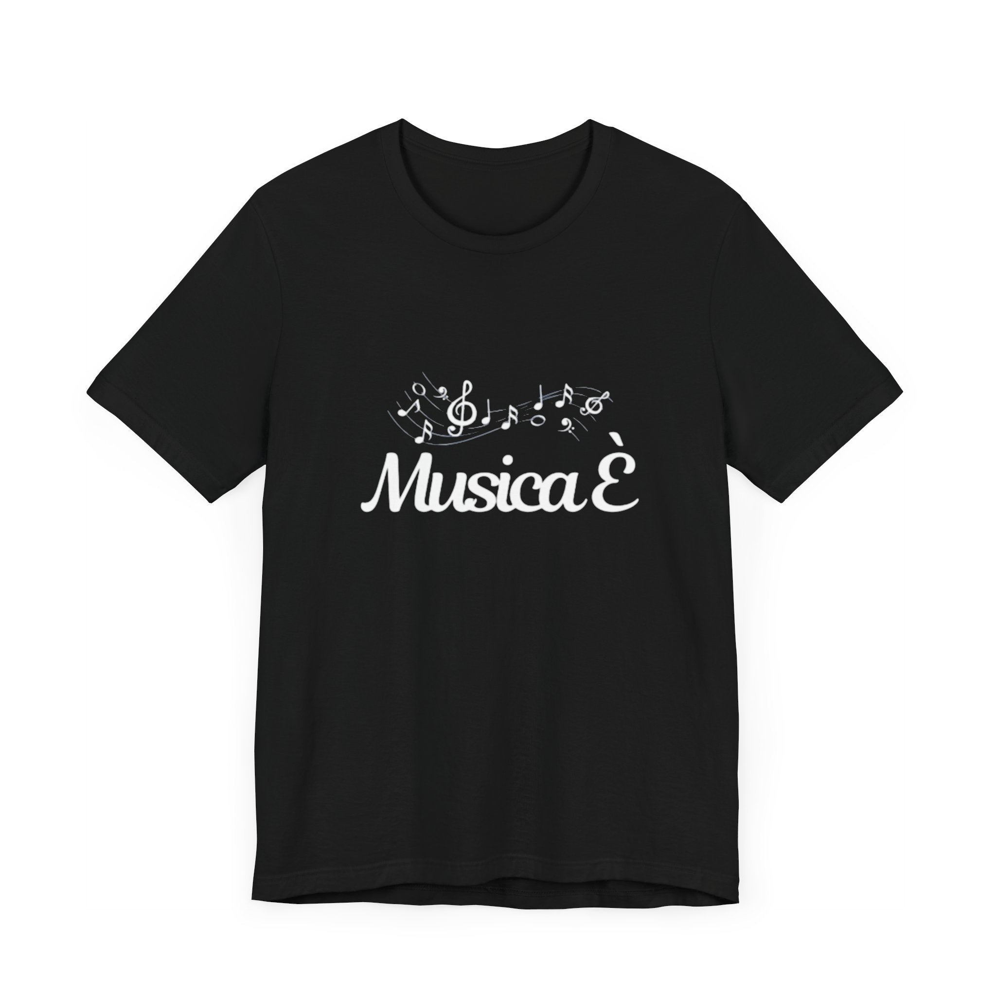 Italian Branded Jersey Short Sleeve Tee : "Musica è..." (Music is..)