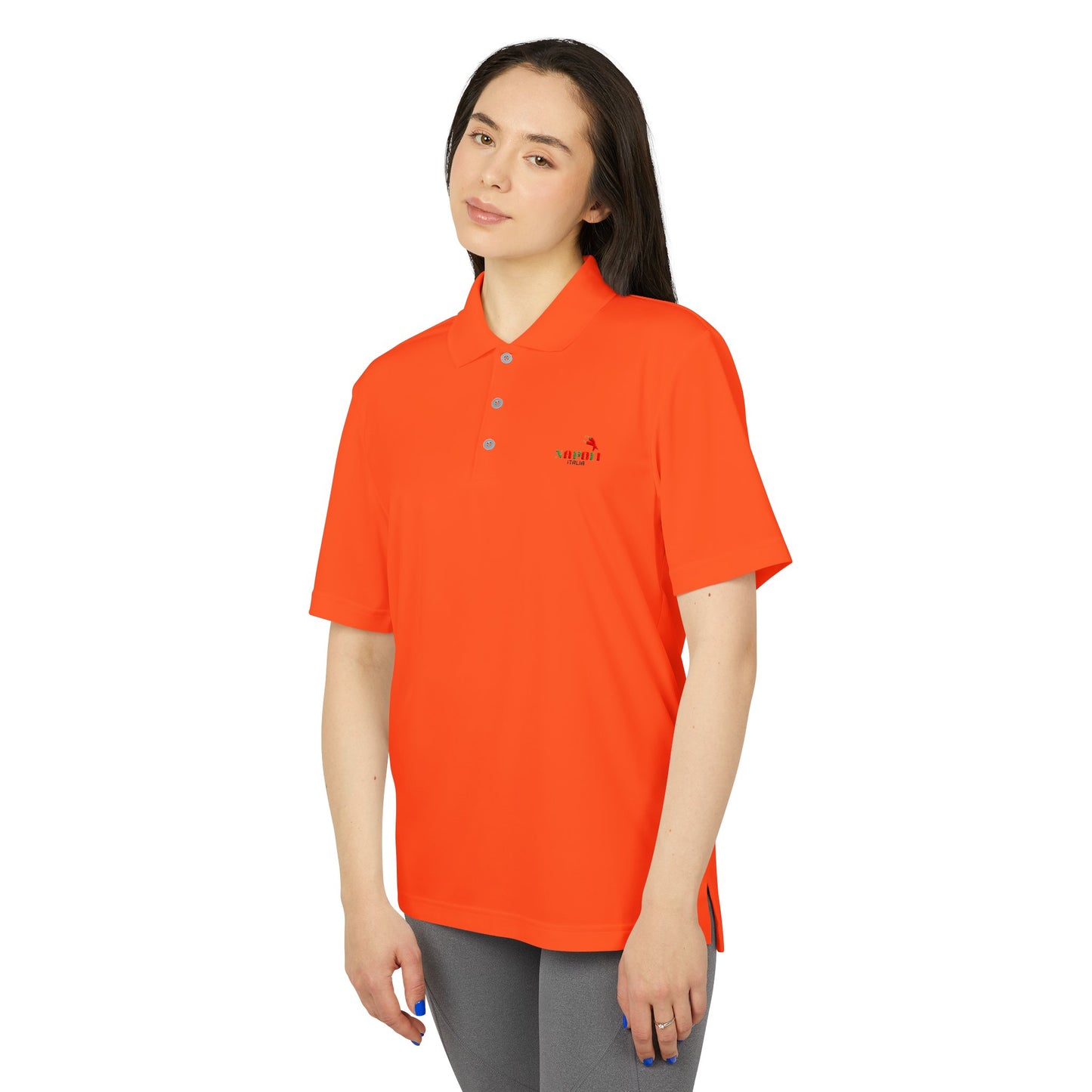 Unisex Adidas Performance Polo with Napoli Logo