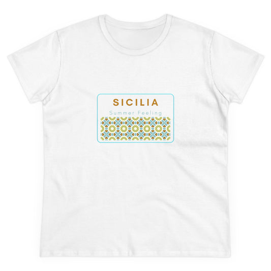 Sicilia Summer Feeling - Women's Midweight Cotton Tee