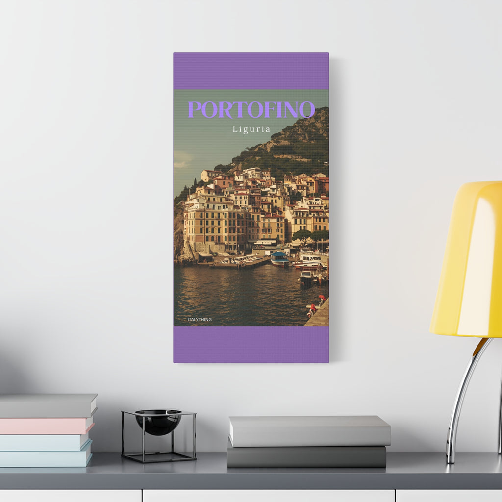 Portofino Harbour View Canvas Print - Decorative Wall Art