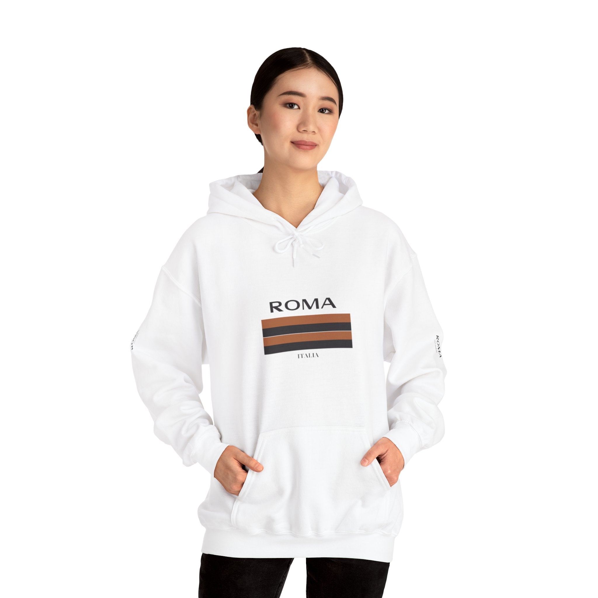 Roma Italia Unisex Heavy Blend™ Kapuzenpullover – Stilvolle und bequeme Mode für Reisen und Freizeit