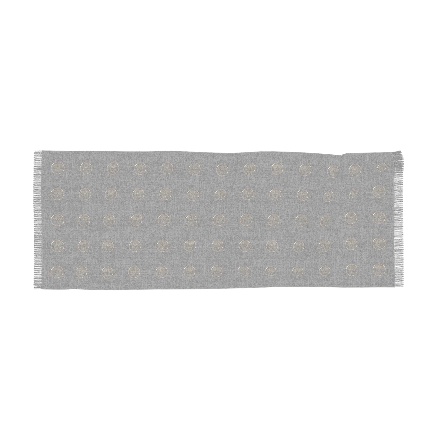 Medusa Elegant Light Scarf - Black and Gold