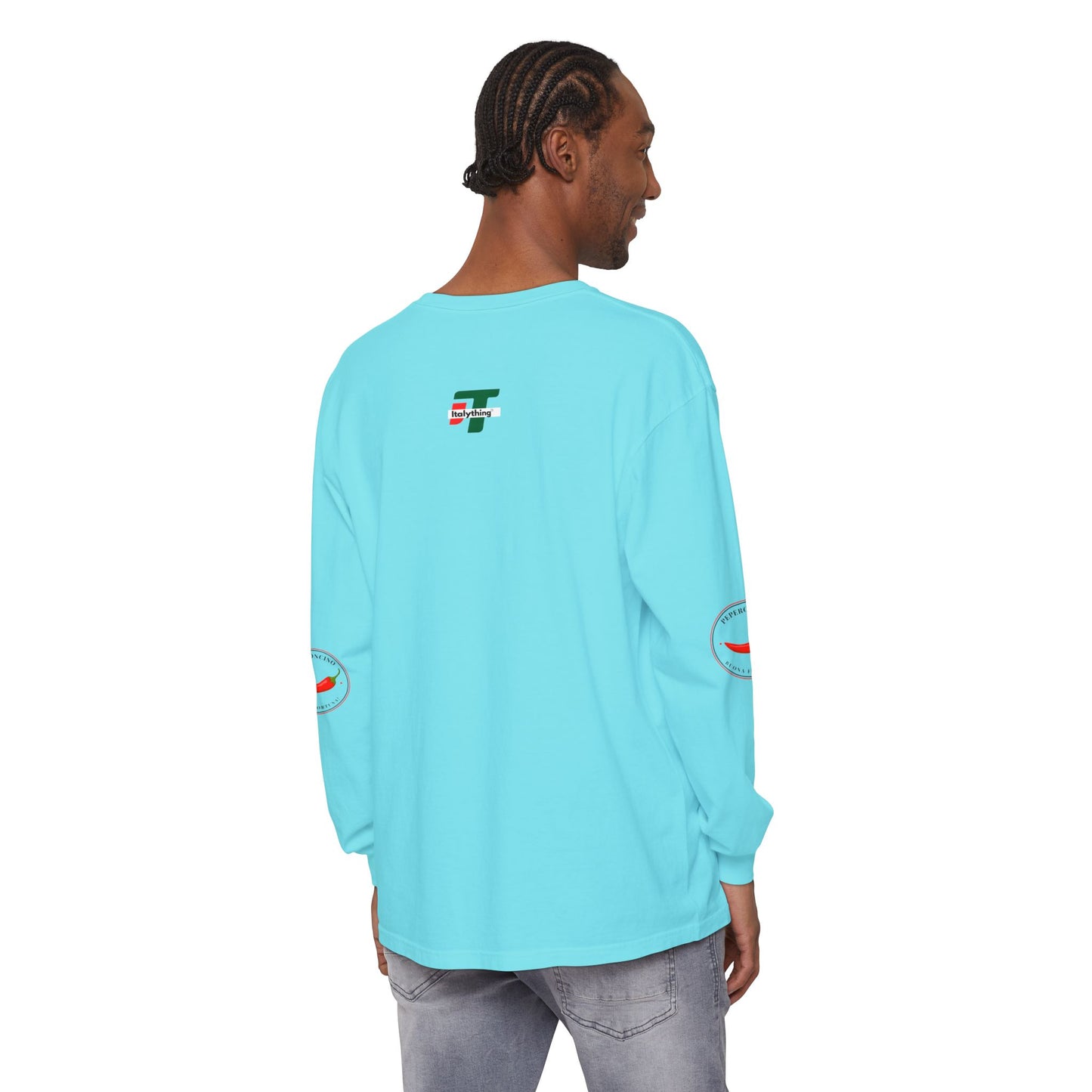 Napoli Long Sleeve Tee, Casual Streetwear, Napoli Pride. Perfect for Travel
