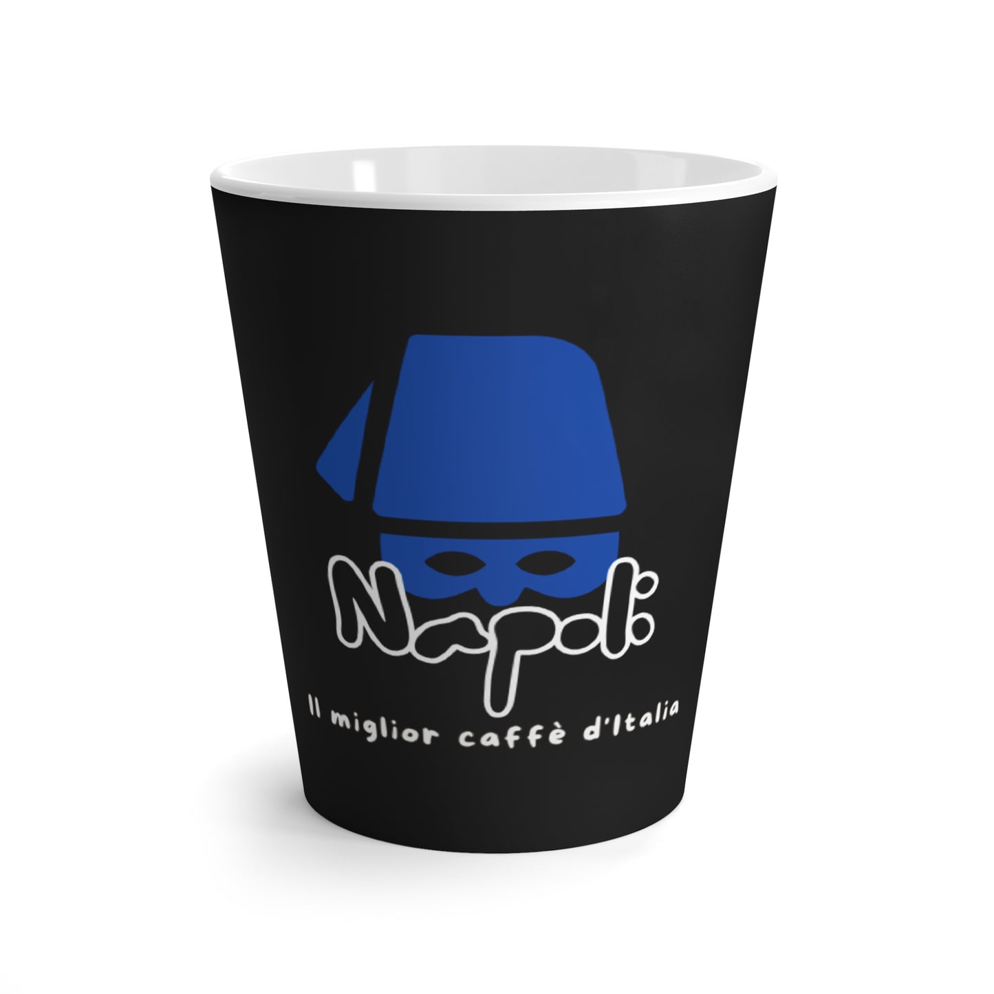 Napoli Latte Mug – Il miglior caffè d'Italia - Blue Logo Ceramic Cup
