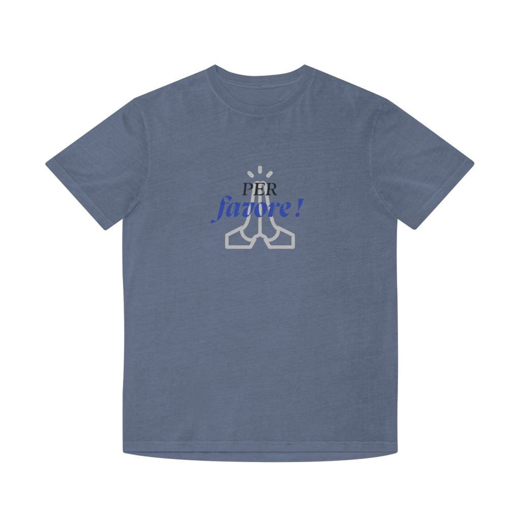 'PER favore!' Design Unisex Faded T-Shirt - ' for Casual Chic Vibes - Learn Italian the Fun way!