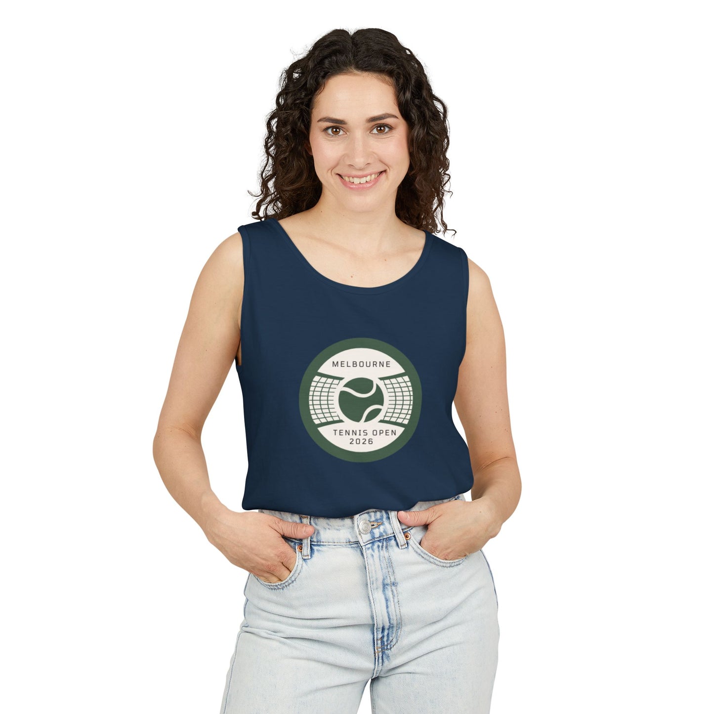 Melbourne Tennis Open 2026 Unisex Garment-Dyed Tank Top