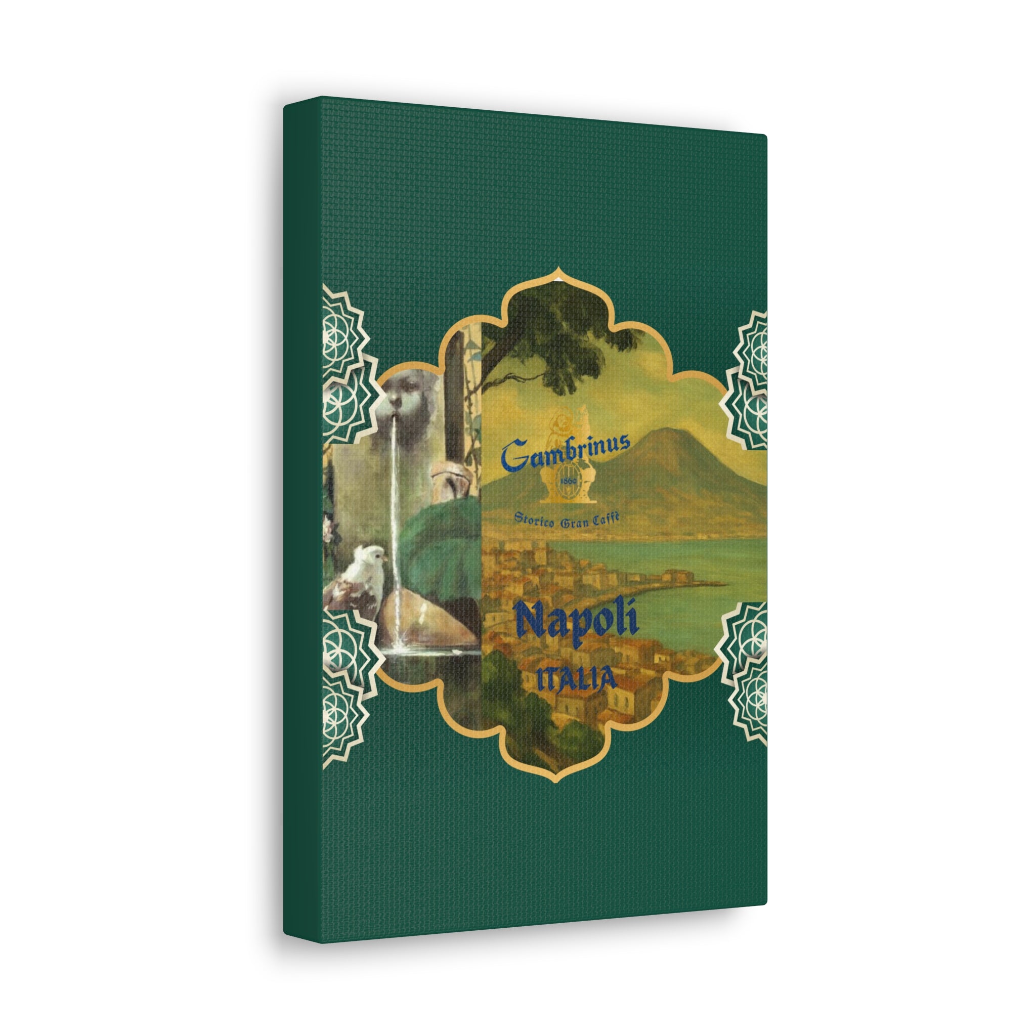 Naples Vintage Art Print - Caffe Gambrinus Napoli