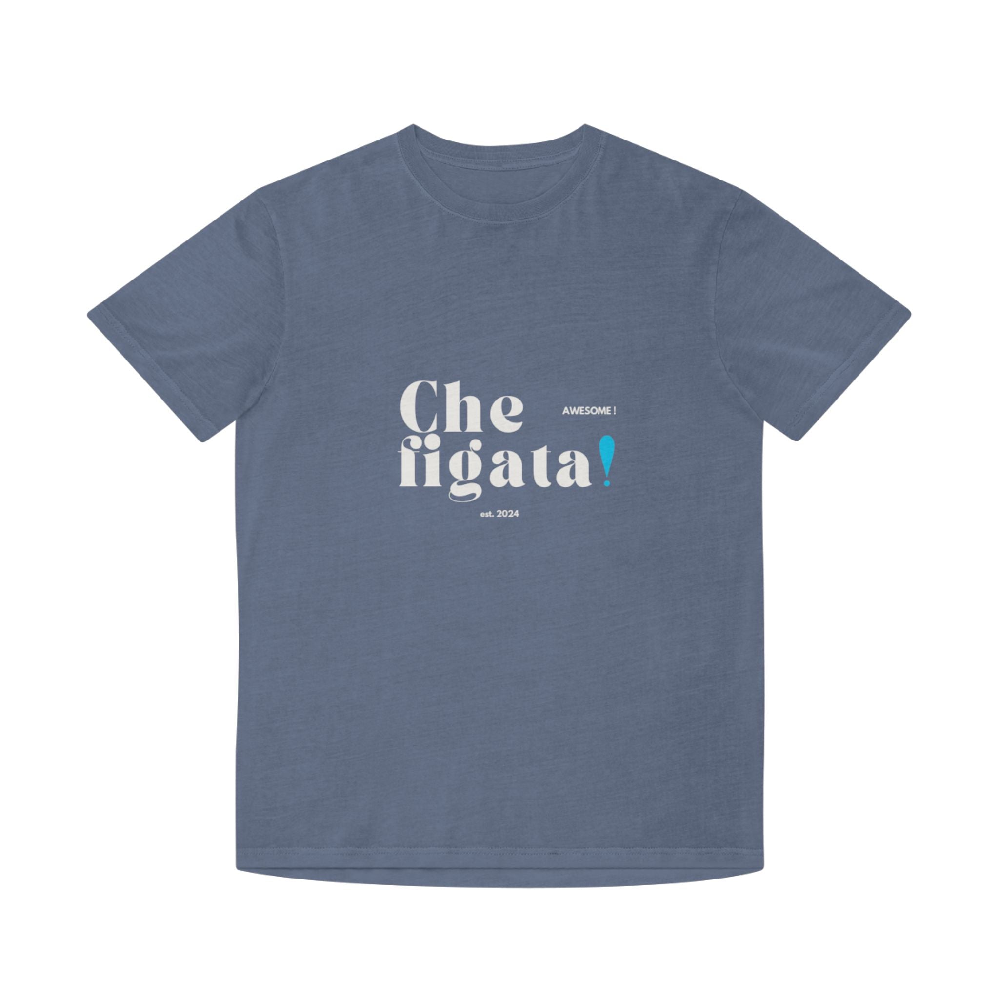 Che Figata! Super! Vintage Unisex T-Shirt im Used-Look
