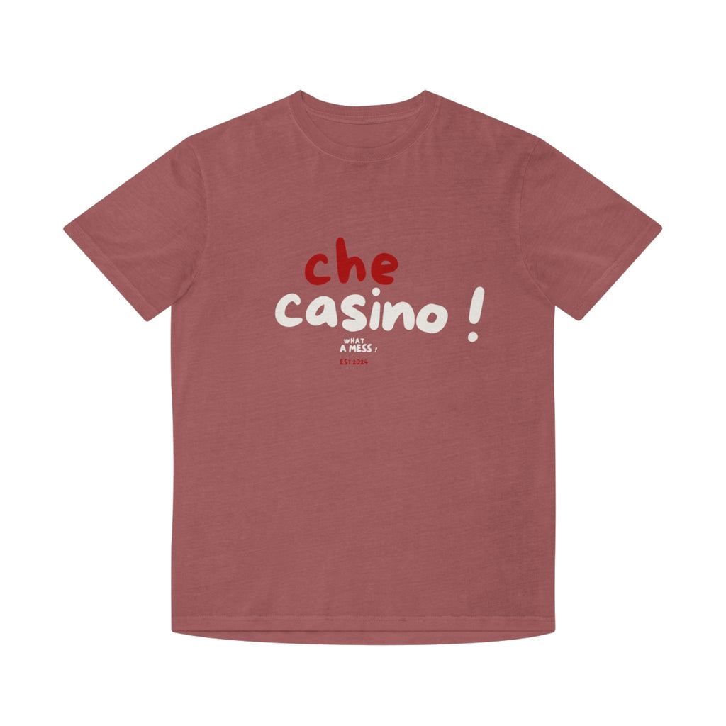 Che Casino ! What a mess ! Faded Shirt - Learn Italian the Fun way!