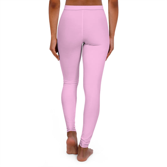 Light Pink Women's Casual Spandex Leggings