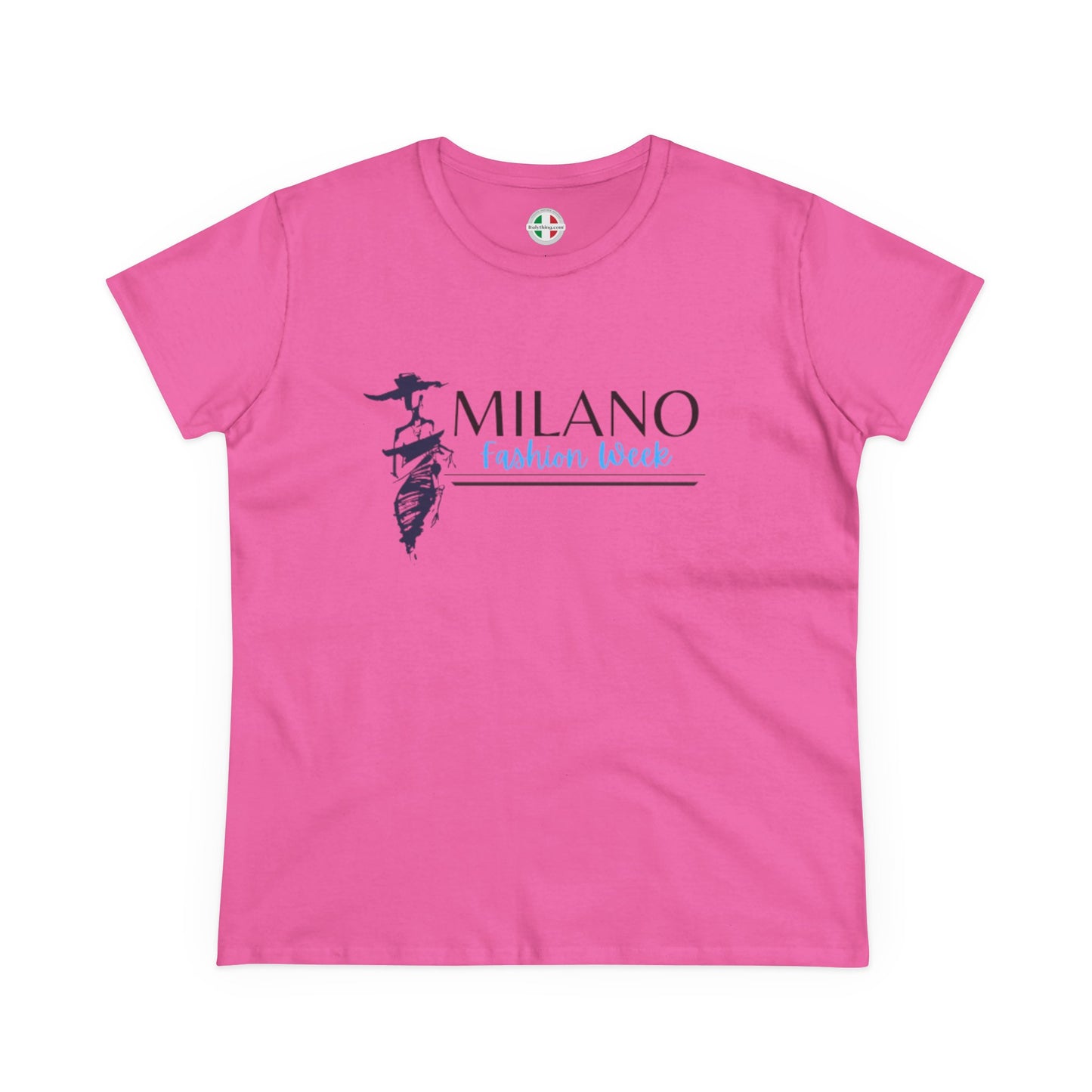 Milan Fashion Week Tee, Stylish Cotton Top, Casual Wear, Travel Shirt, Gift for Her, Fashion Statement