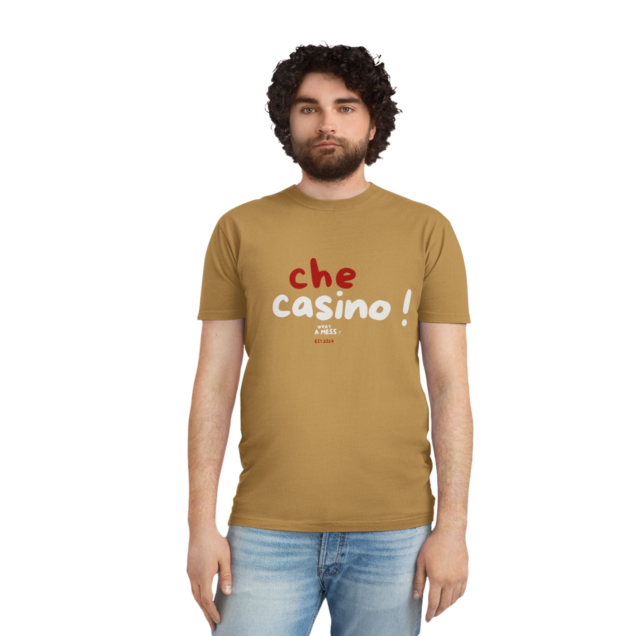 Che Casino! Was für ein Chaos! Verwaschenes Hemd – perfekt für Partynächte oder zum Entspannen