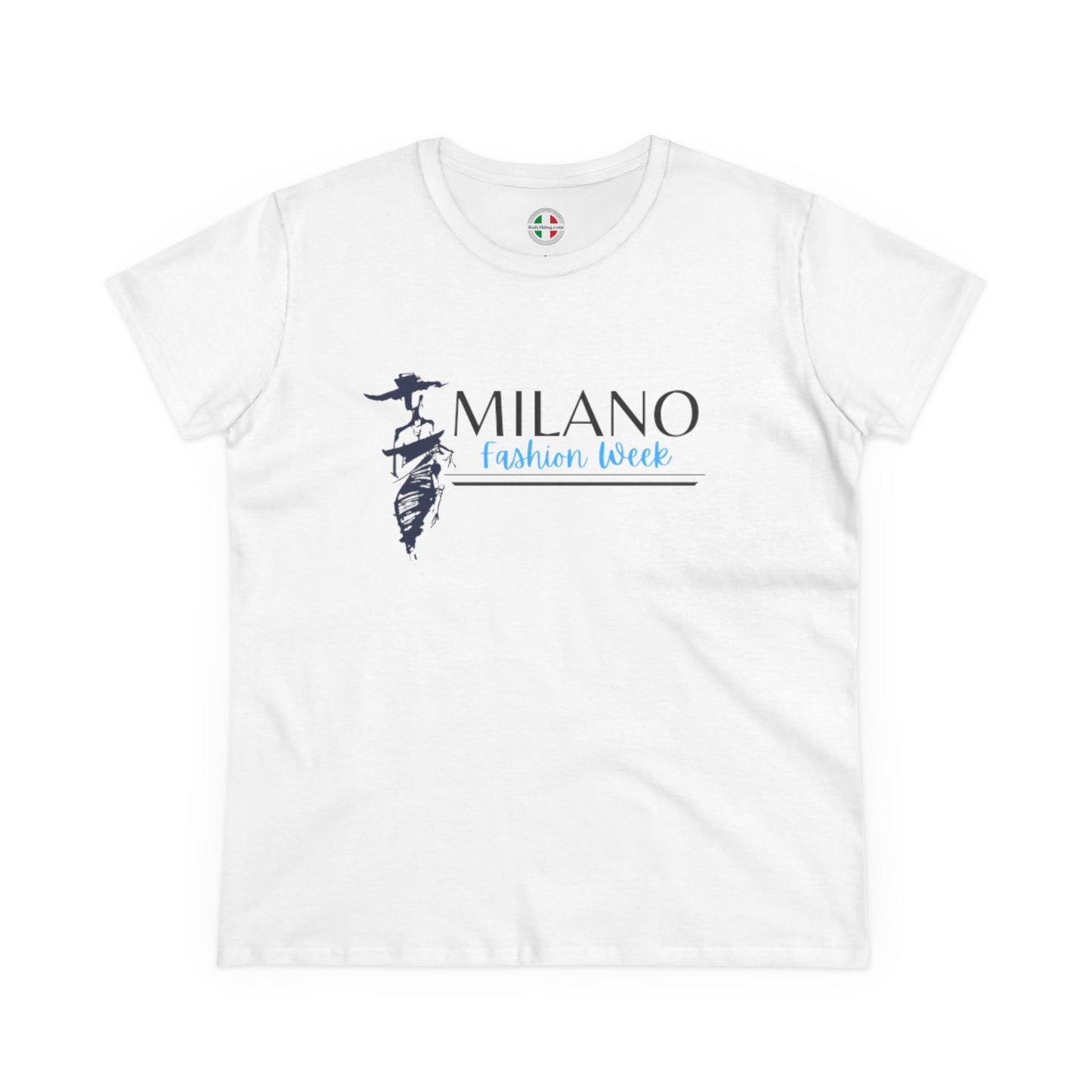 Milan Fashion Week Tee, Stylish Cotton Top, Casual Wear, Travel Shirt, Gift for Her, Fashion Statement