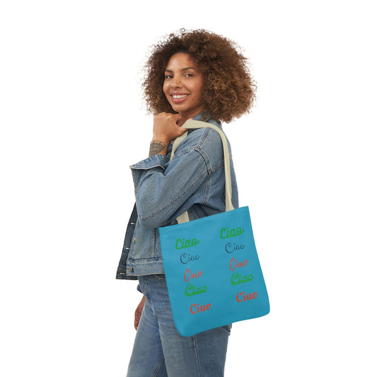 Canvas Tote: Azzurri Collection -in the famous Turquoise colour