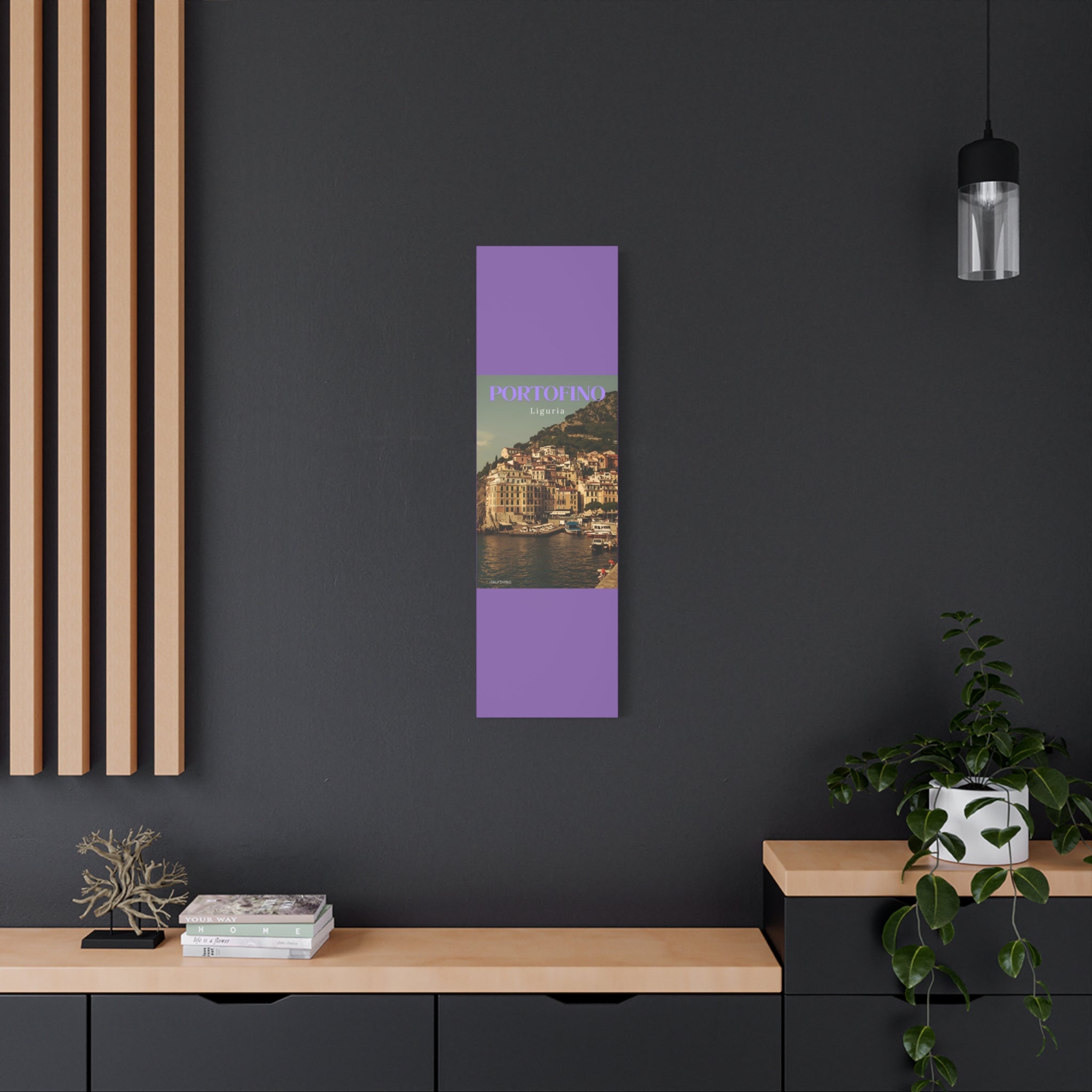 Portofino Harbour View Canvas Print - Decorative Wall Art