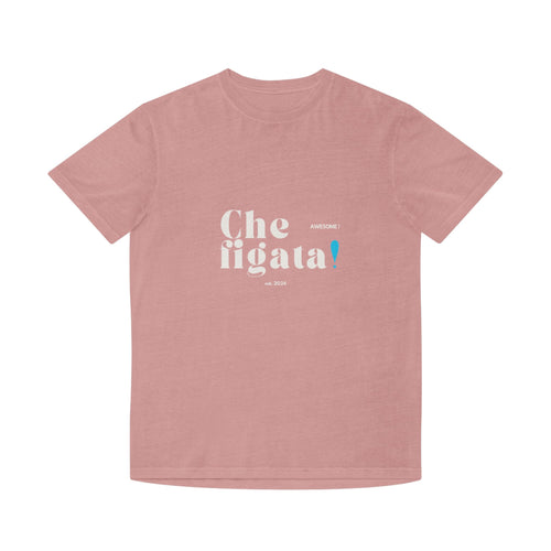 Che Figata! Awesome! Vintage Unisex Faded Tee Shirt - Learn Italian the Fun Way!