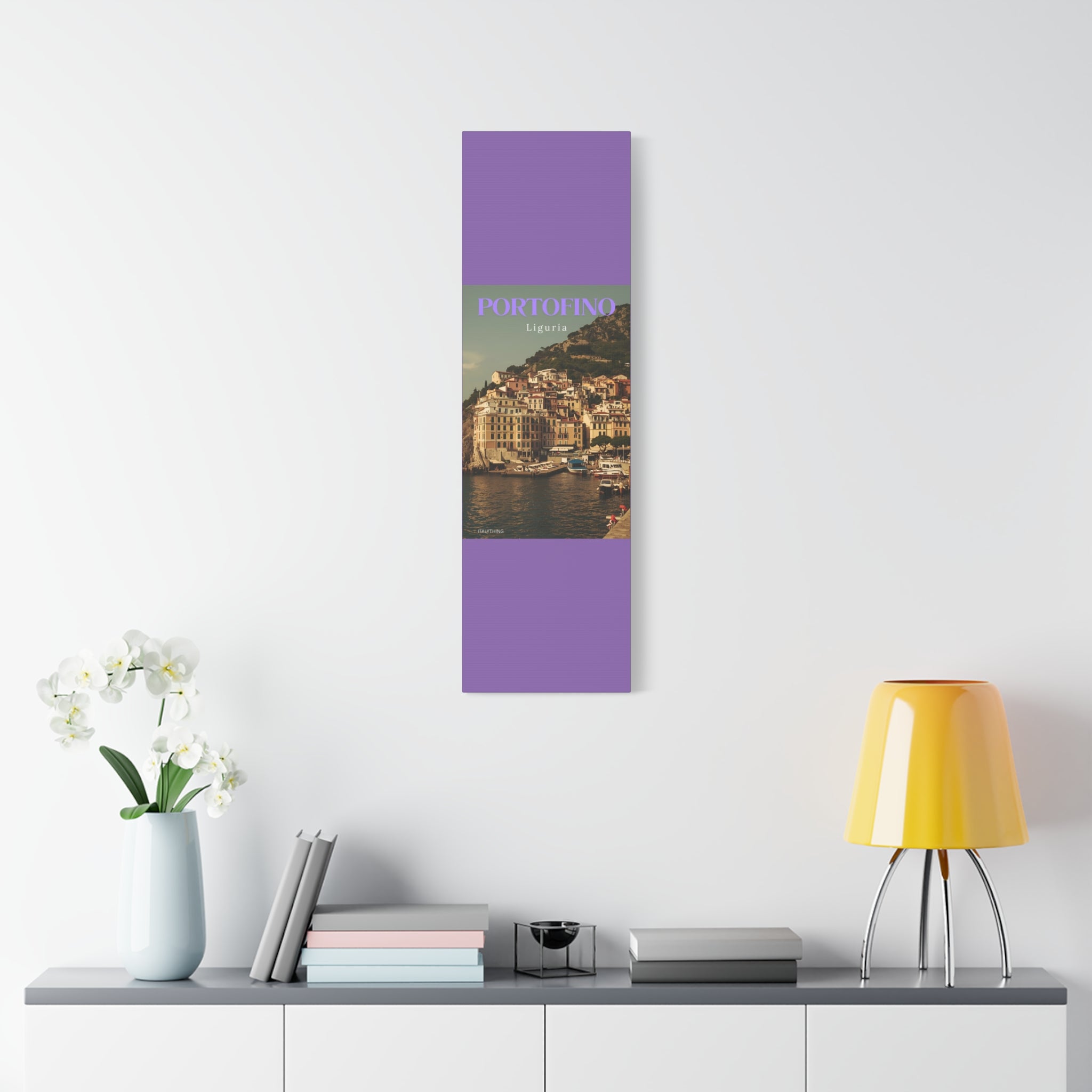 Portofino Harbour View Canvas Print - Decorative Wall Art