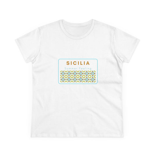 Sicilia Summer Feeling - Women's Midweight Cotton Tee